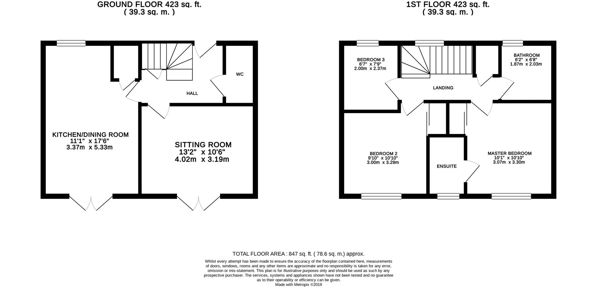 6, Emmetts Close, Ashford floorplan