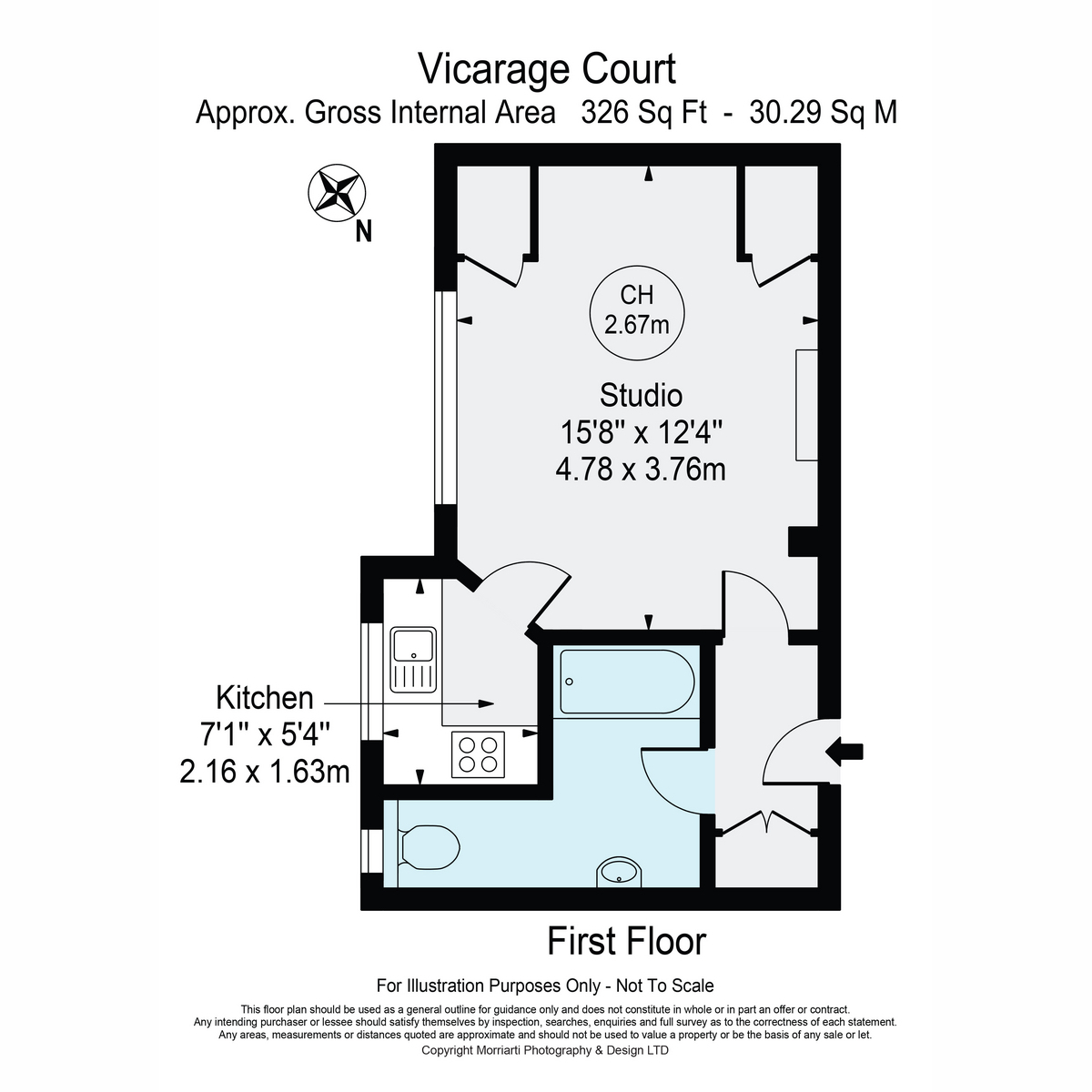 21, Vicarage Court, Vicarage Gate floorplan