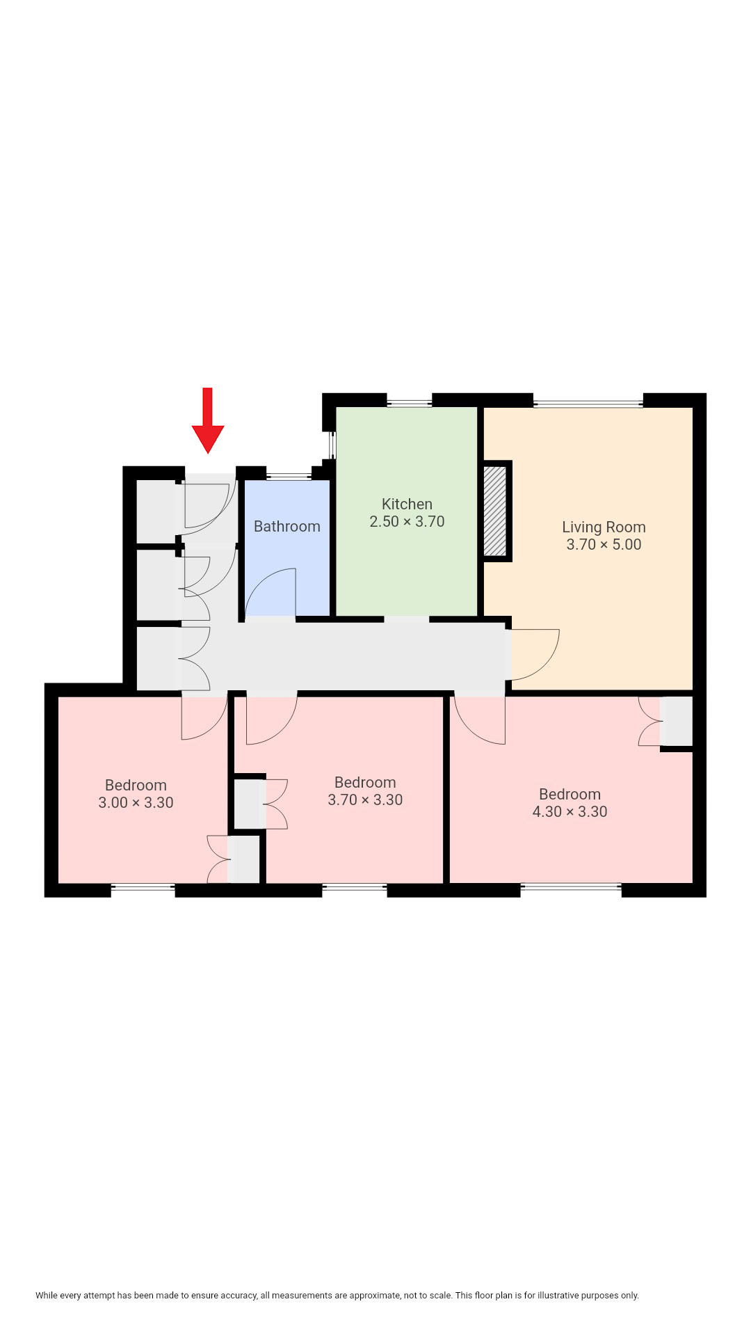 2/2 48 Cherrybank Road, Glasgow floorplan