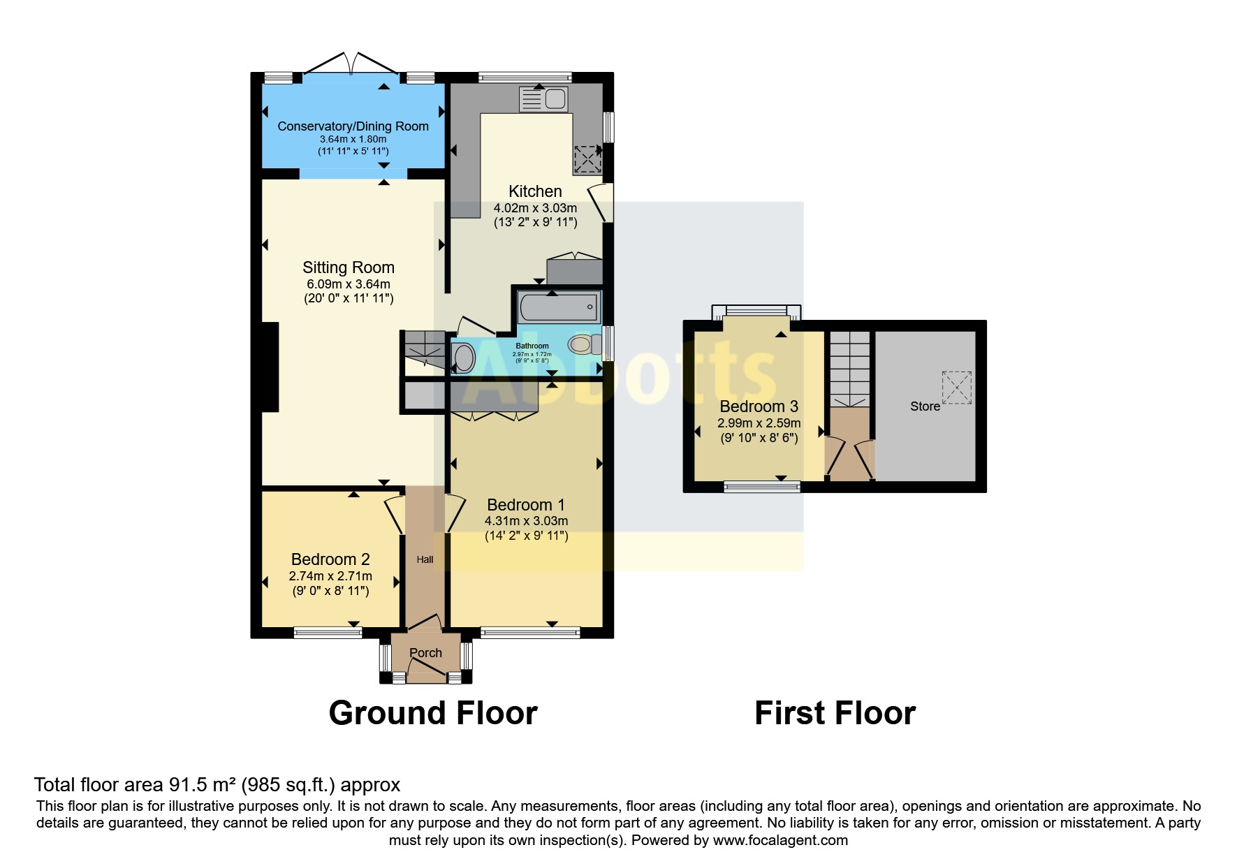 21, Laundry Lane, Norfolk floorplan