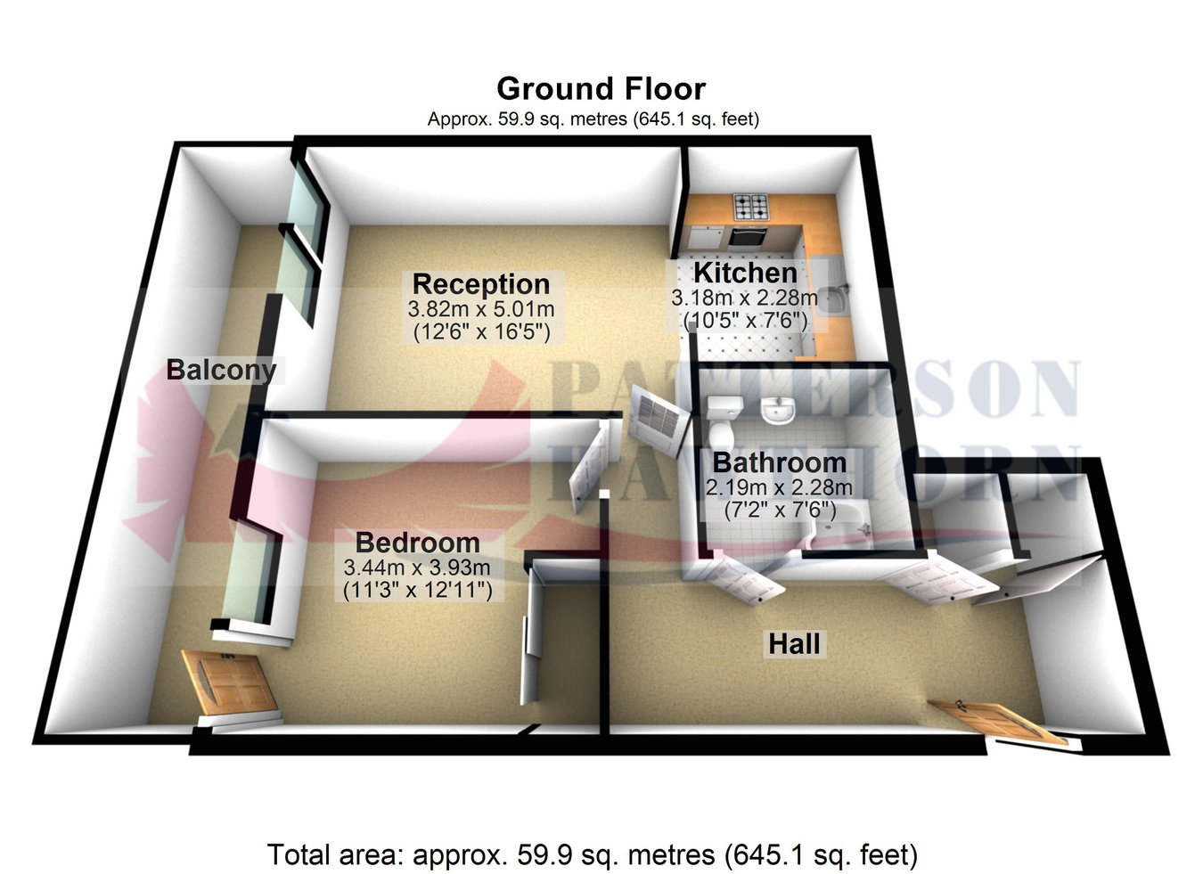 Ernest Websdale House, Harlequin Close, Barking floorplan