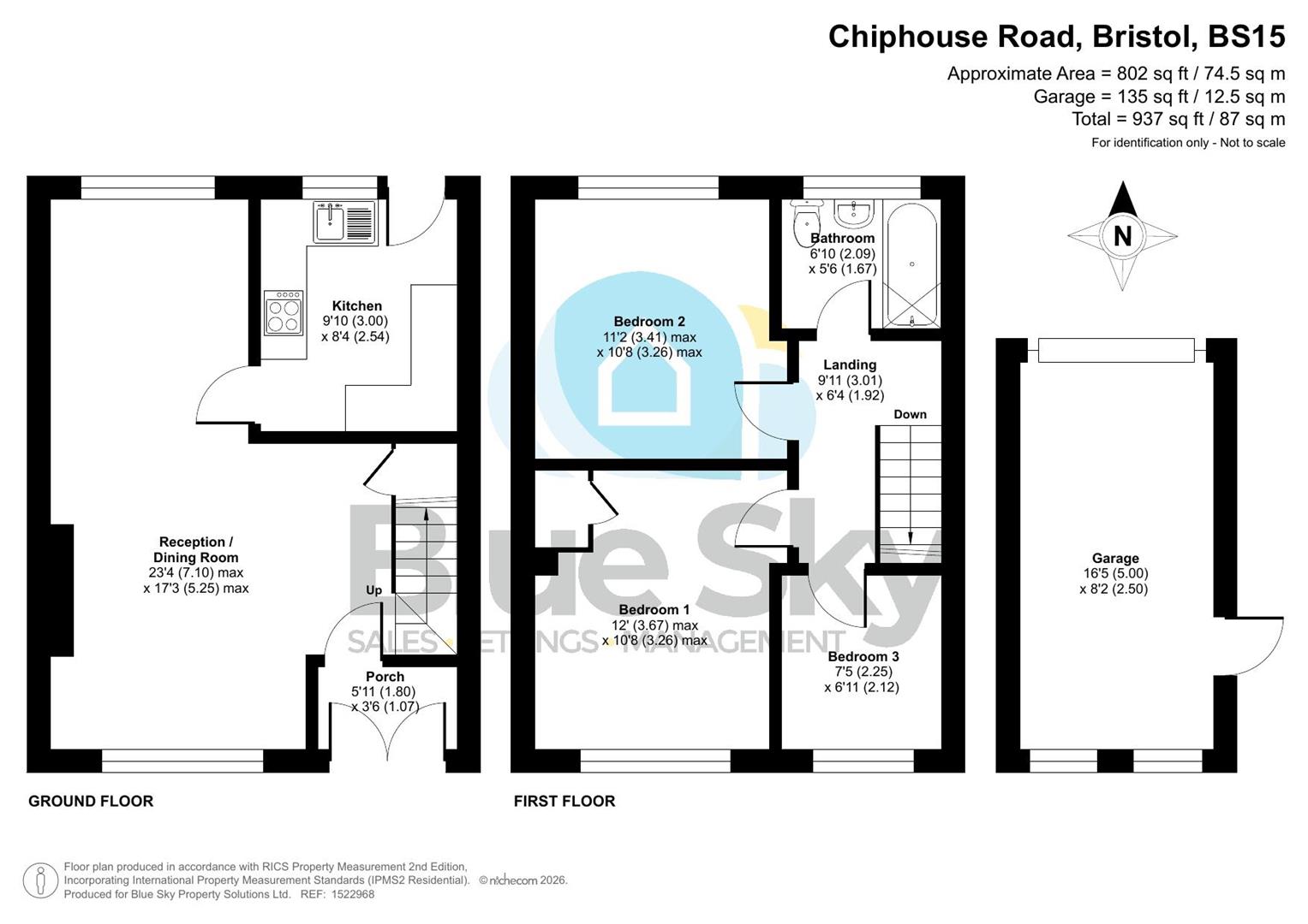 128, Chiphouse Road, Bristol floorplan