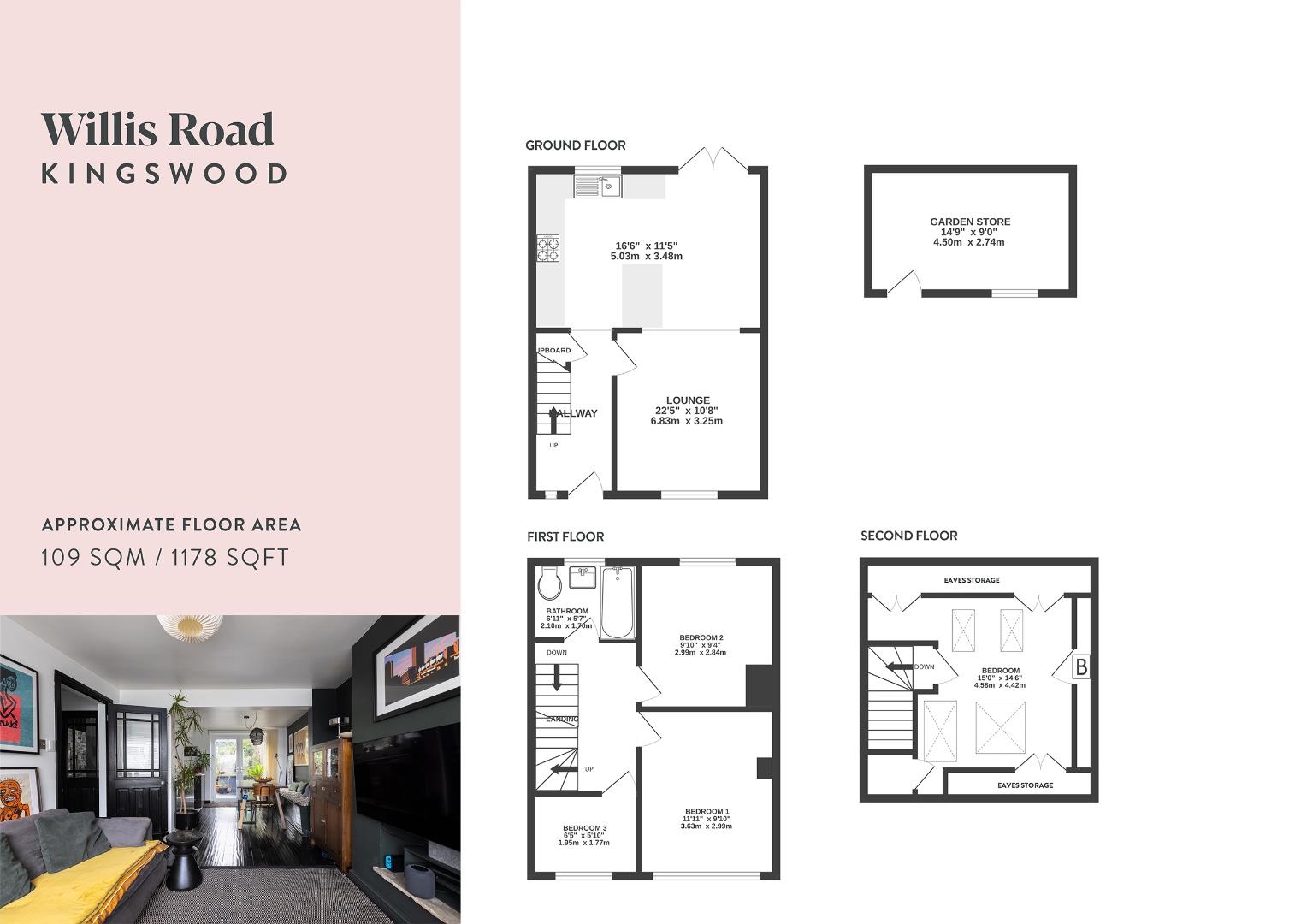 81, Willis Road, Bristol floorplan