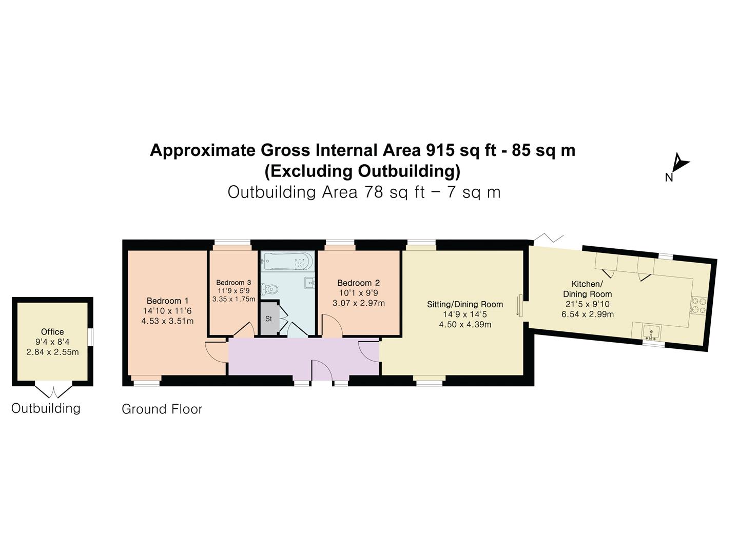 Angora Croft, Main Street, Duns Tew floorplan