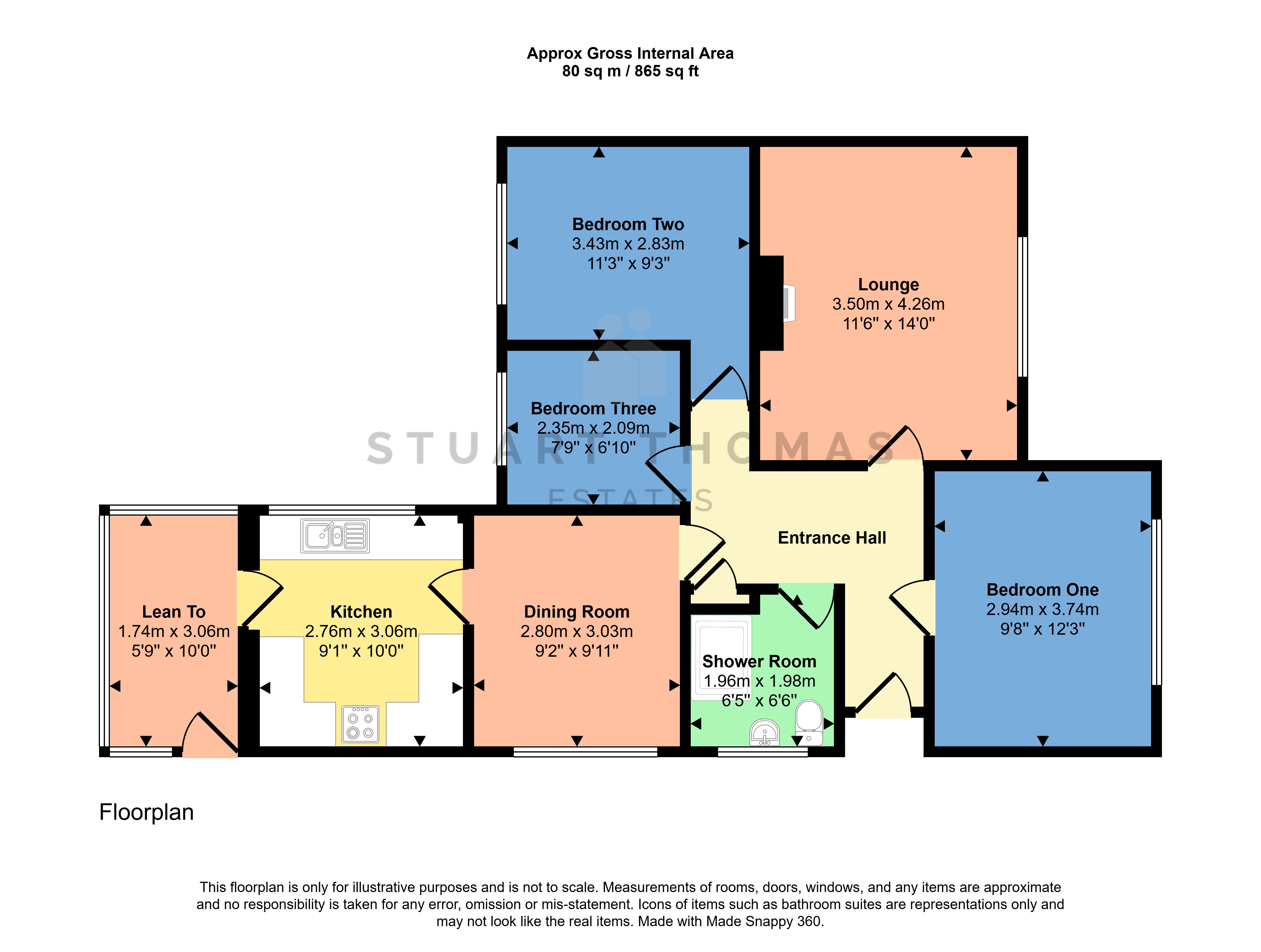 44, Cheltenham Drive, Thundersley floorplan