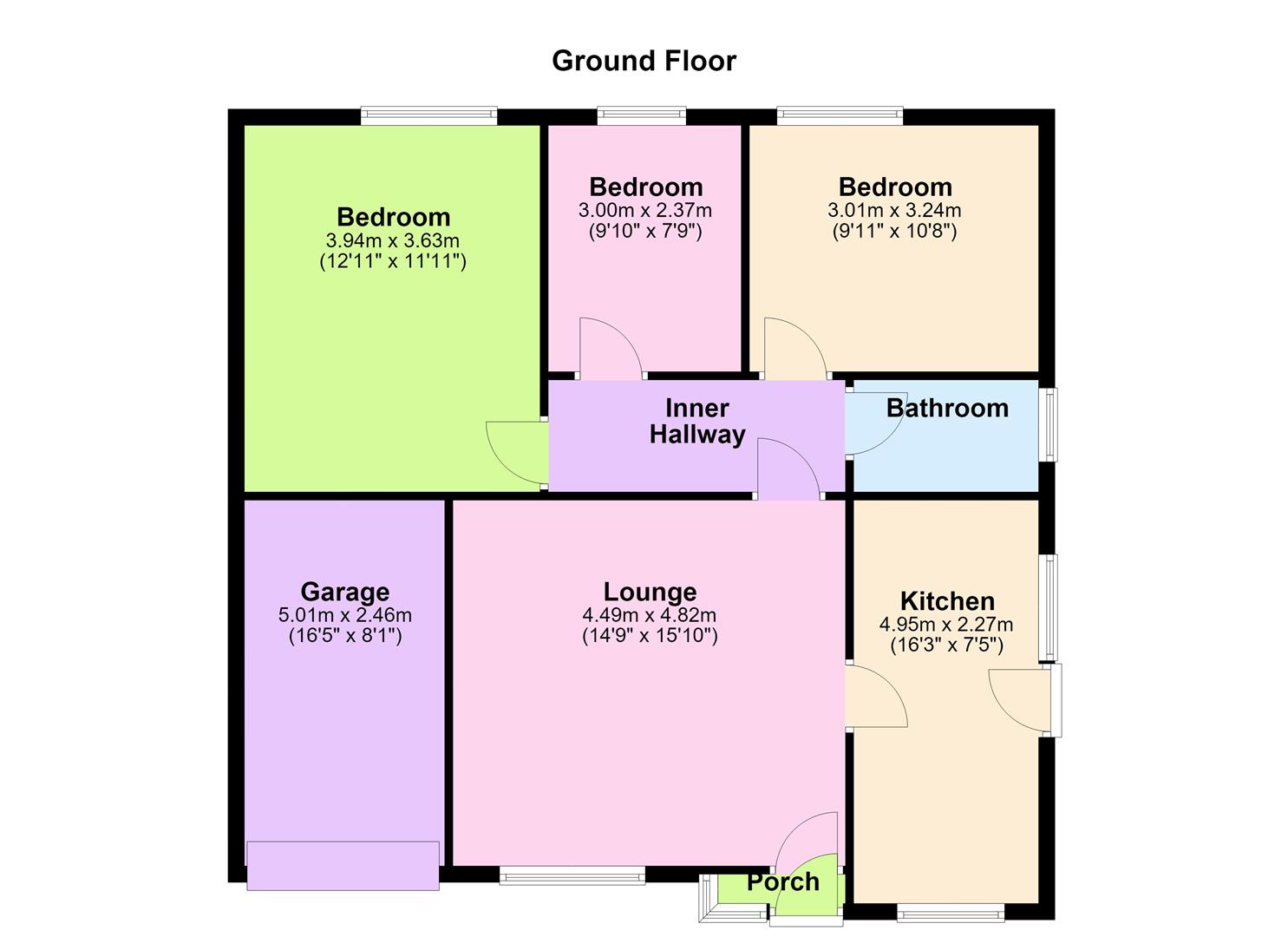1, Andrew Close, Stoke Golding floorplan