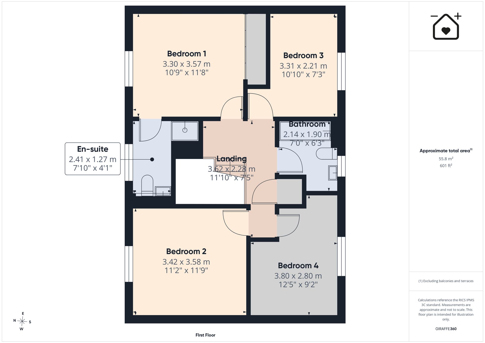 7 Heathland Way, Neath floorplan