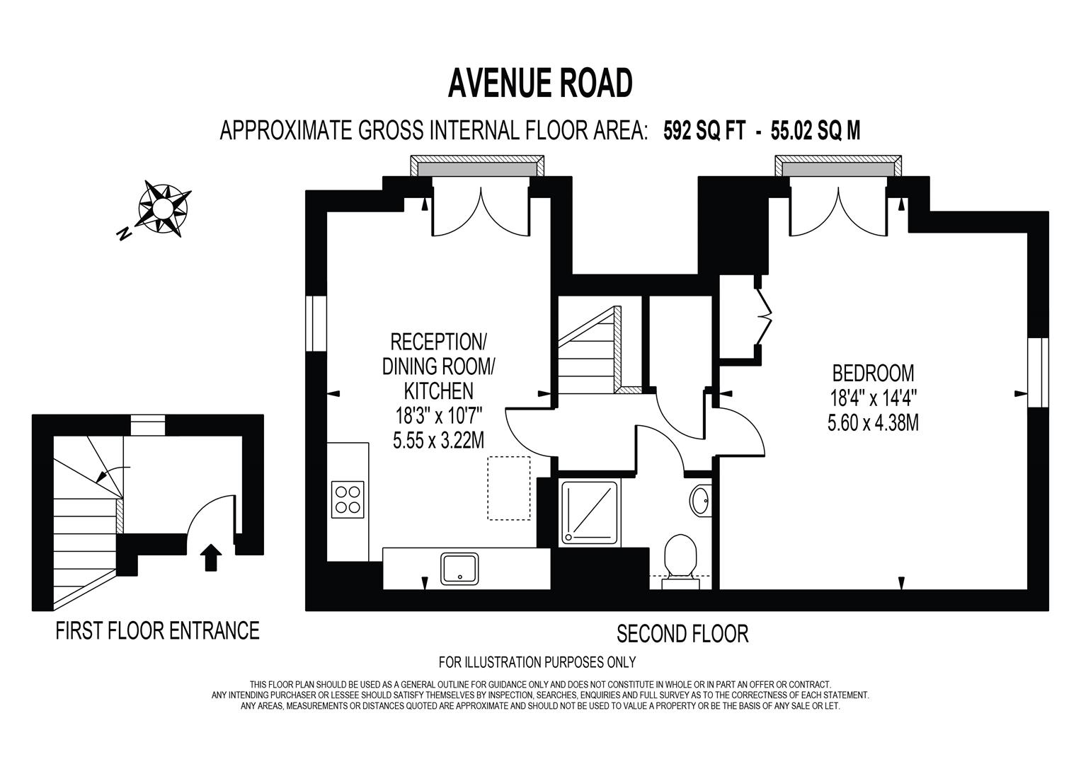 Avenue Road, Banstead SM7, 1 bedroom flat to rent 64126891