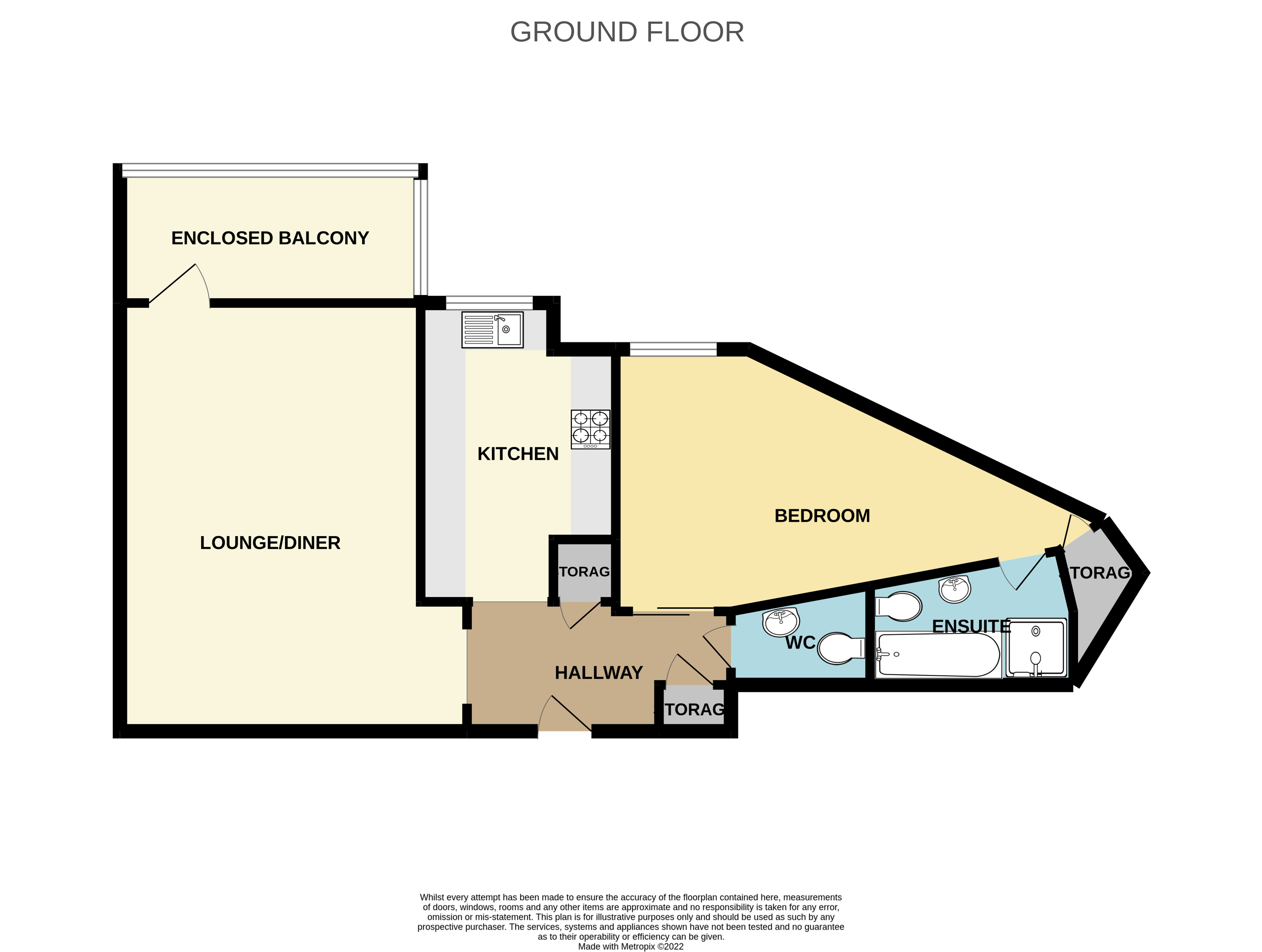 Flat 33 The Albany, Manor Road, Bournemouth floorplan