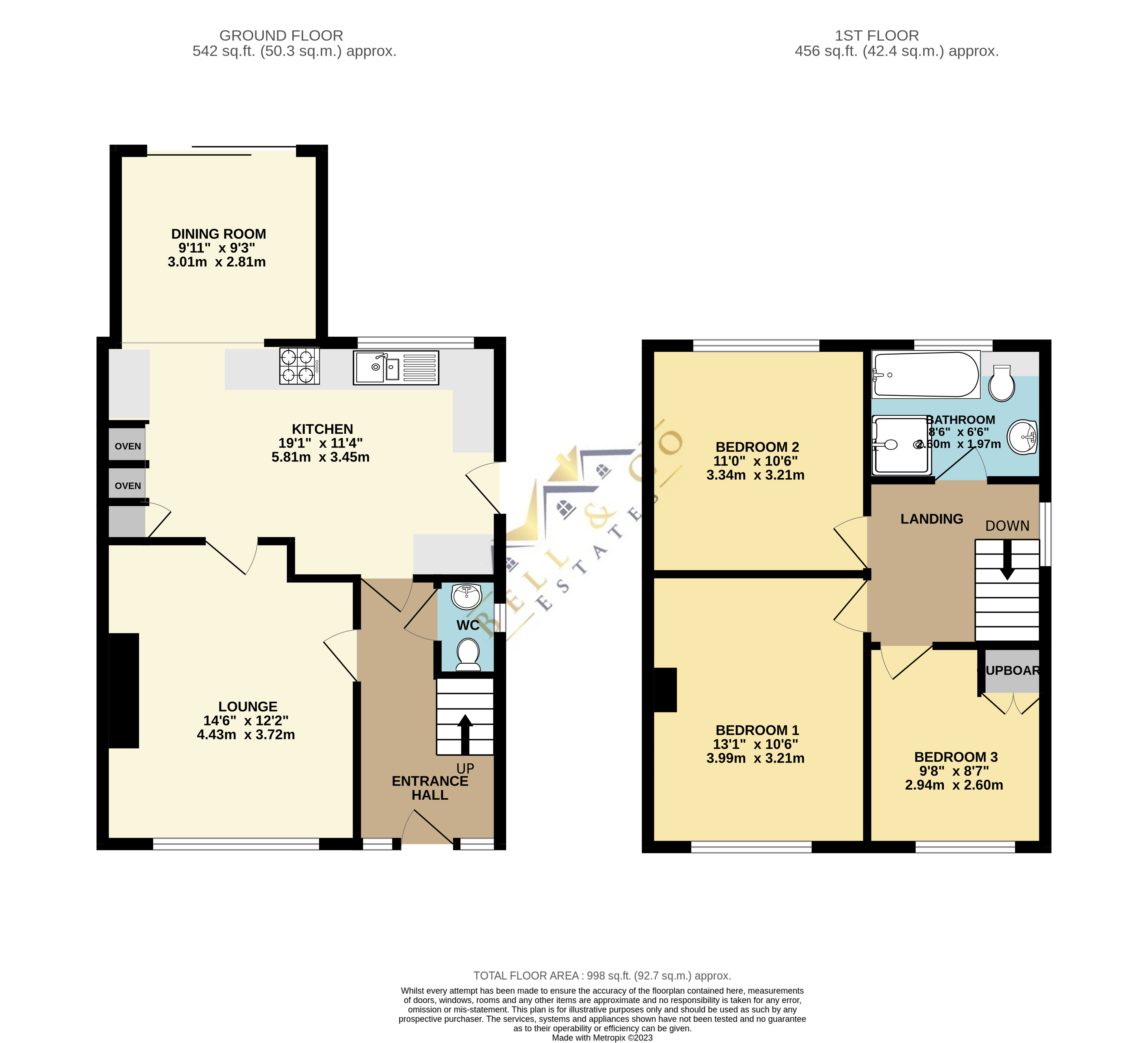 4, Wasteneys Road, Sheffield floorplan