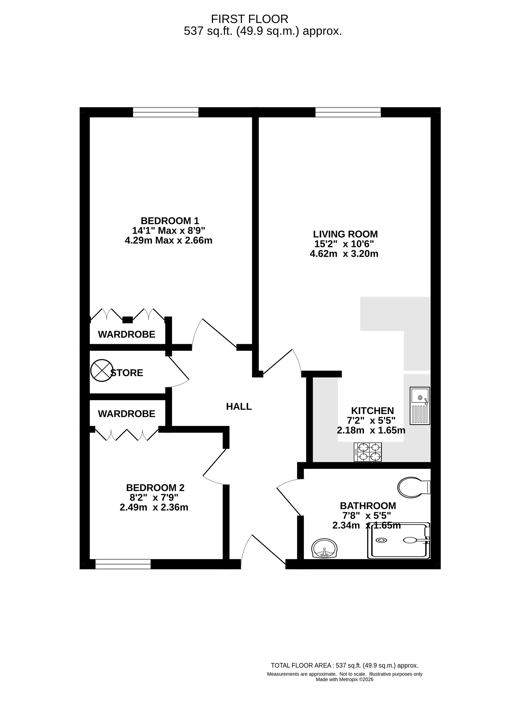 15 Regent Court Groby Road, Altrincham floorplan