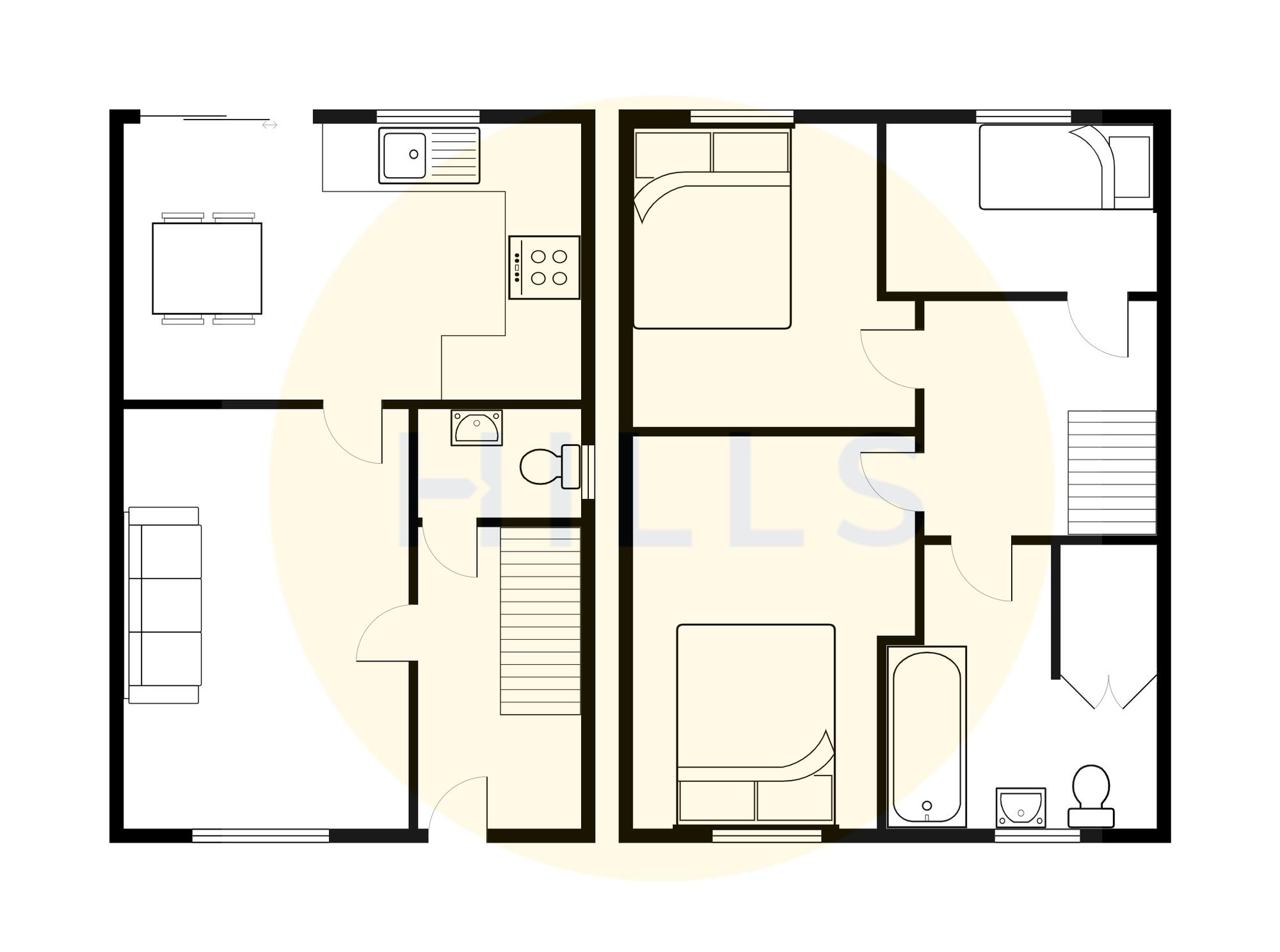 2 Peardale Close, Manchester floorplan