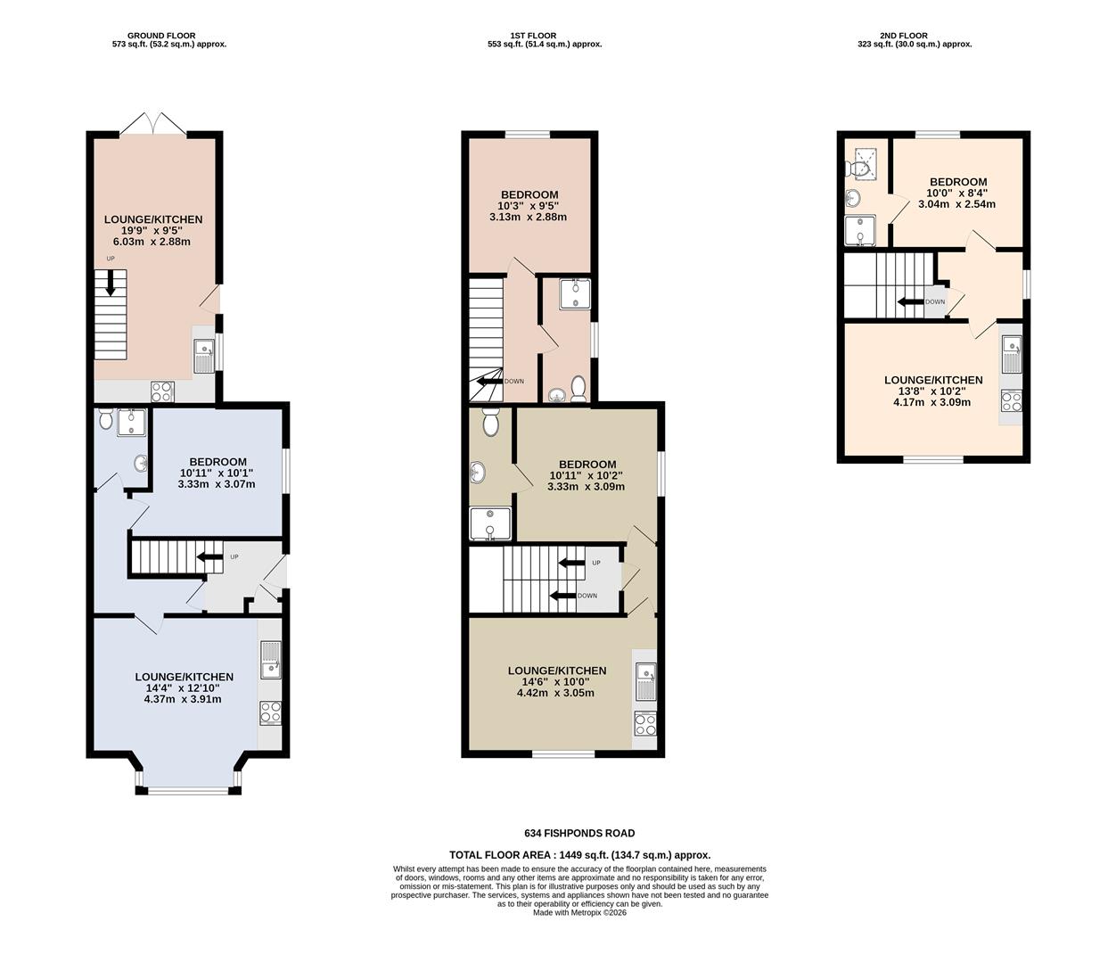 634, Fishponds road, Bristol floorplan