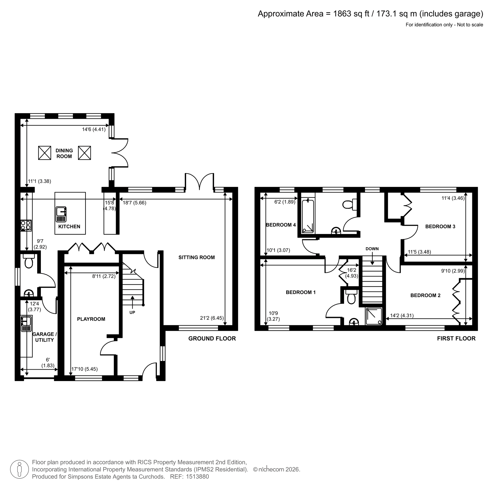 49, Netherby Park, Weybridge floorplan