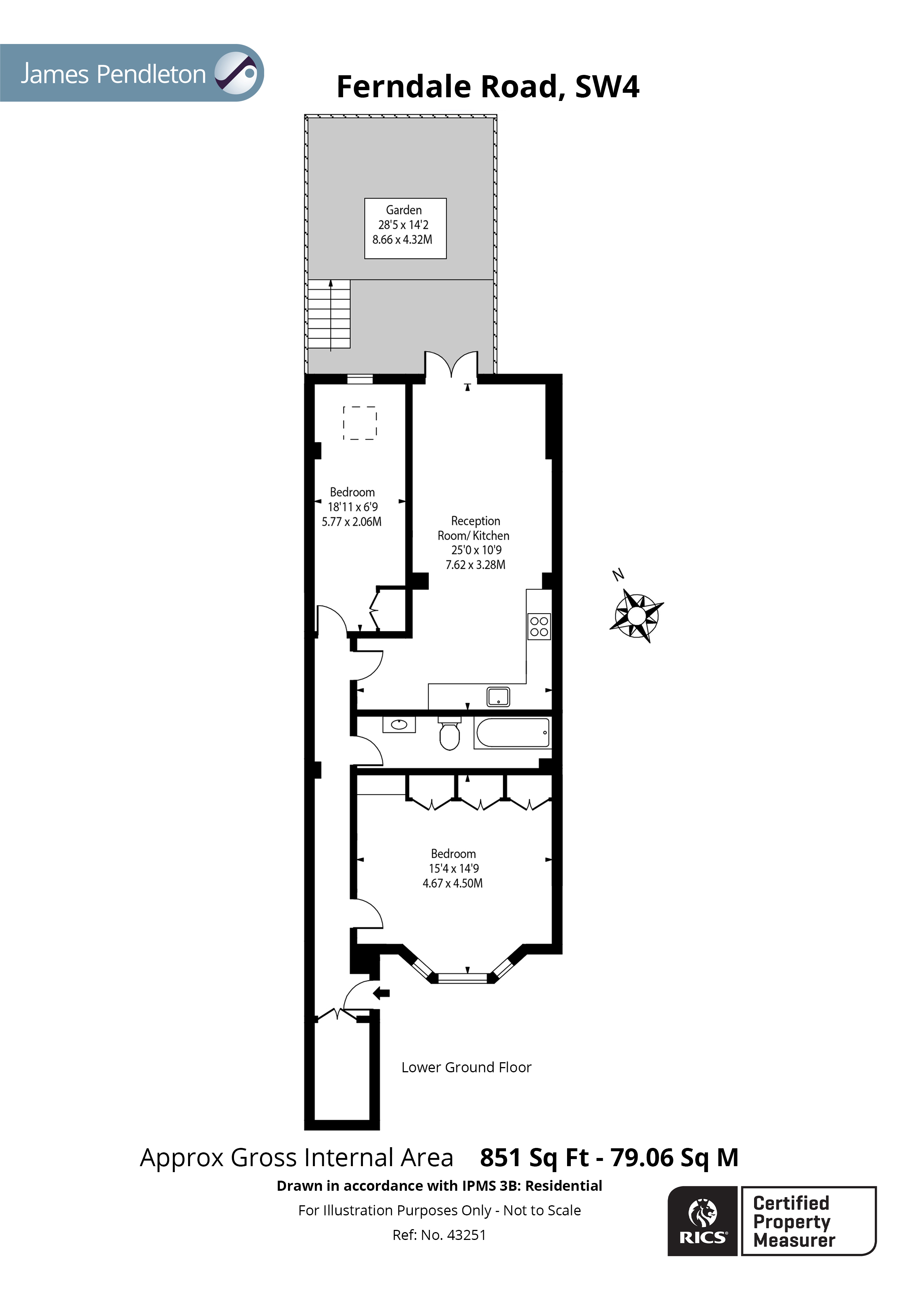 Ferndale Road, Clapham, London SW4, 2 bedroom flat for sale 59115530 PrimeLocation