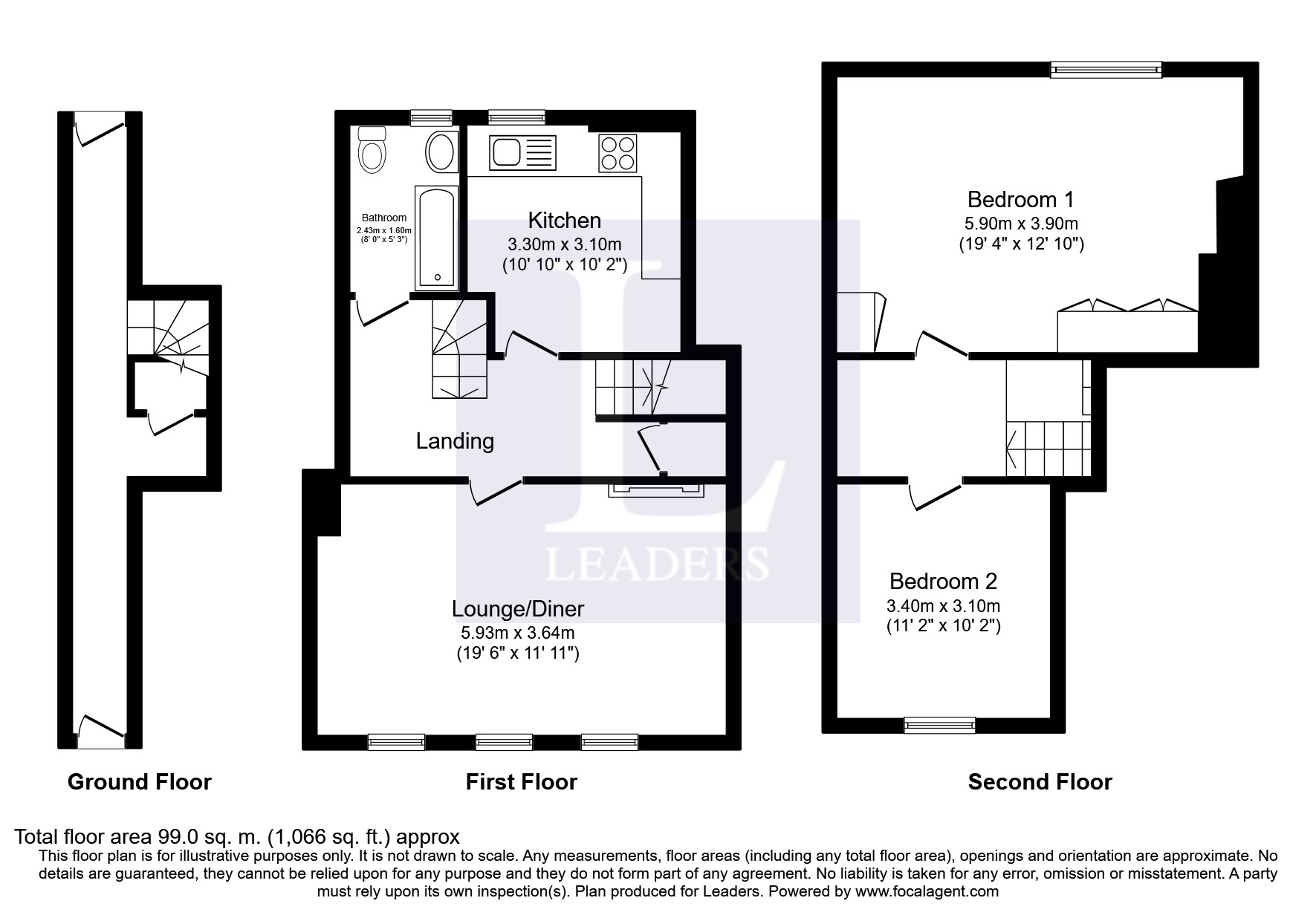 61A, High Street, Milton Keynes floorplan