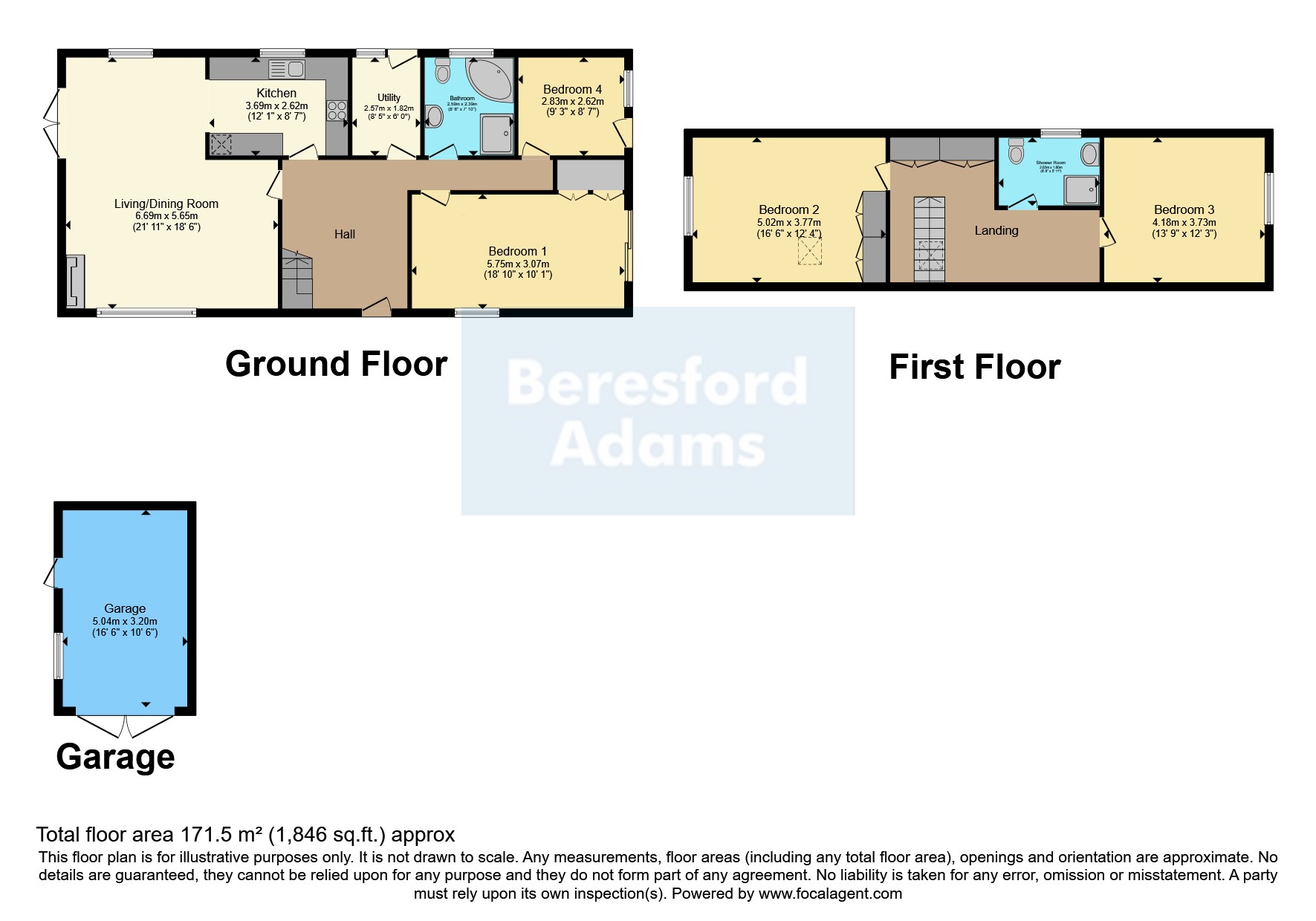 Pedwar Gwynt,, Rhydwyn, Isle of Anglesey floorplan