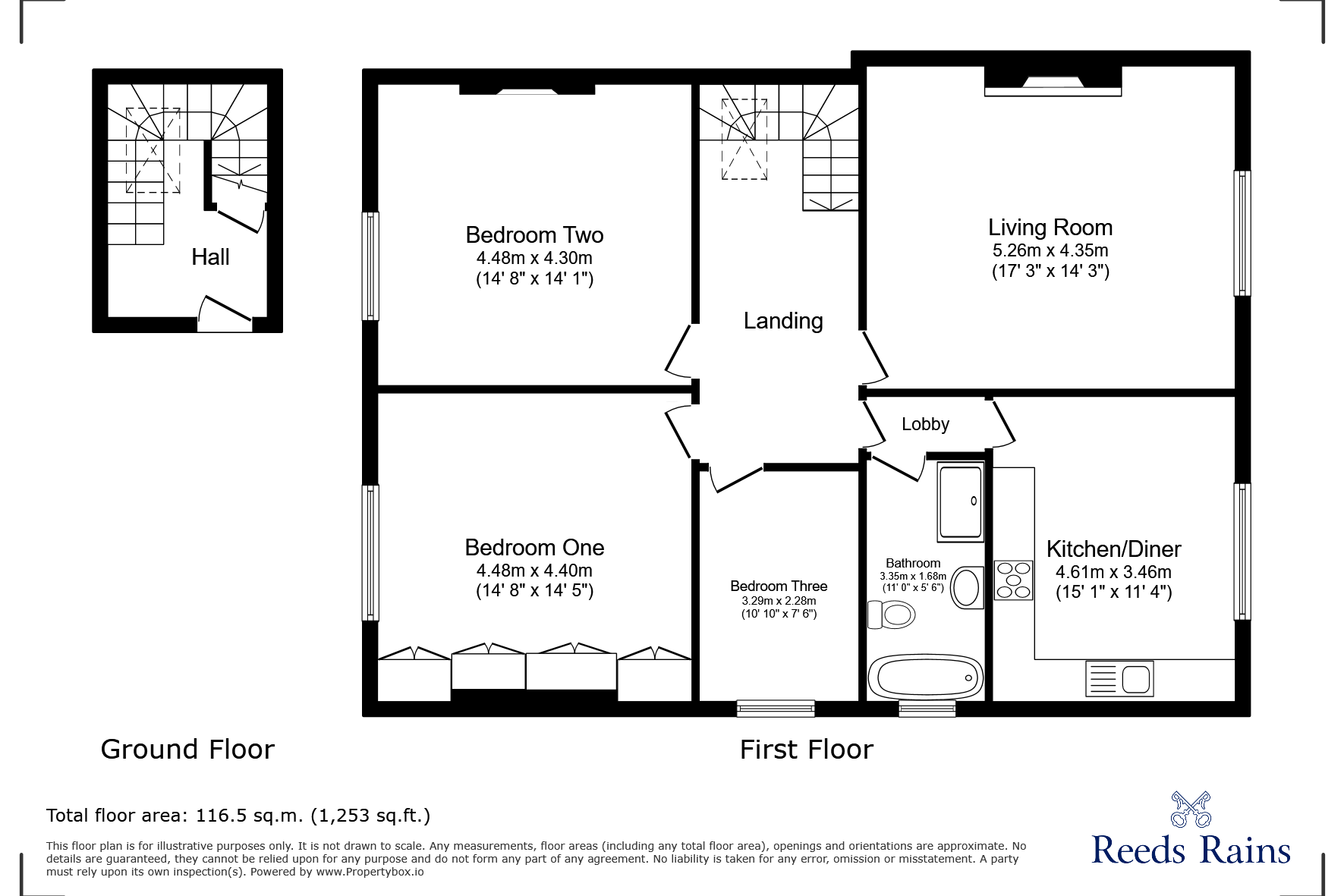 Flat 4, Osborne House, 14, Elton Road, North Somerset floorplan