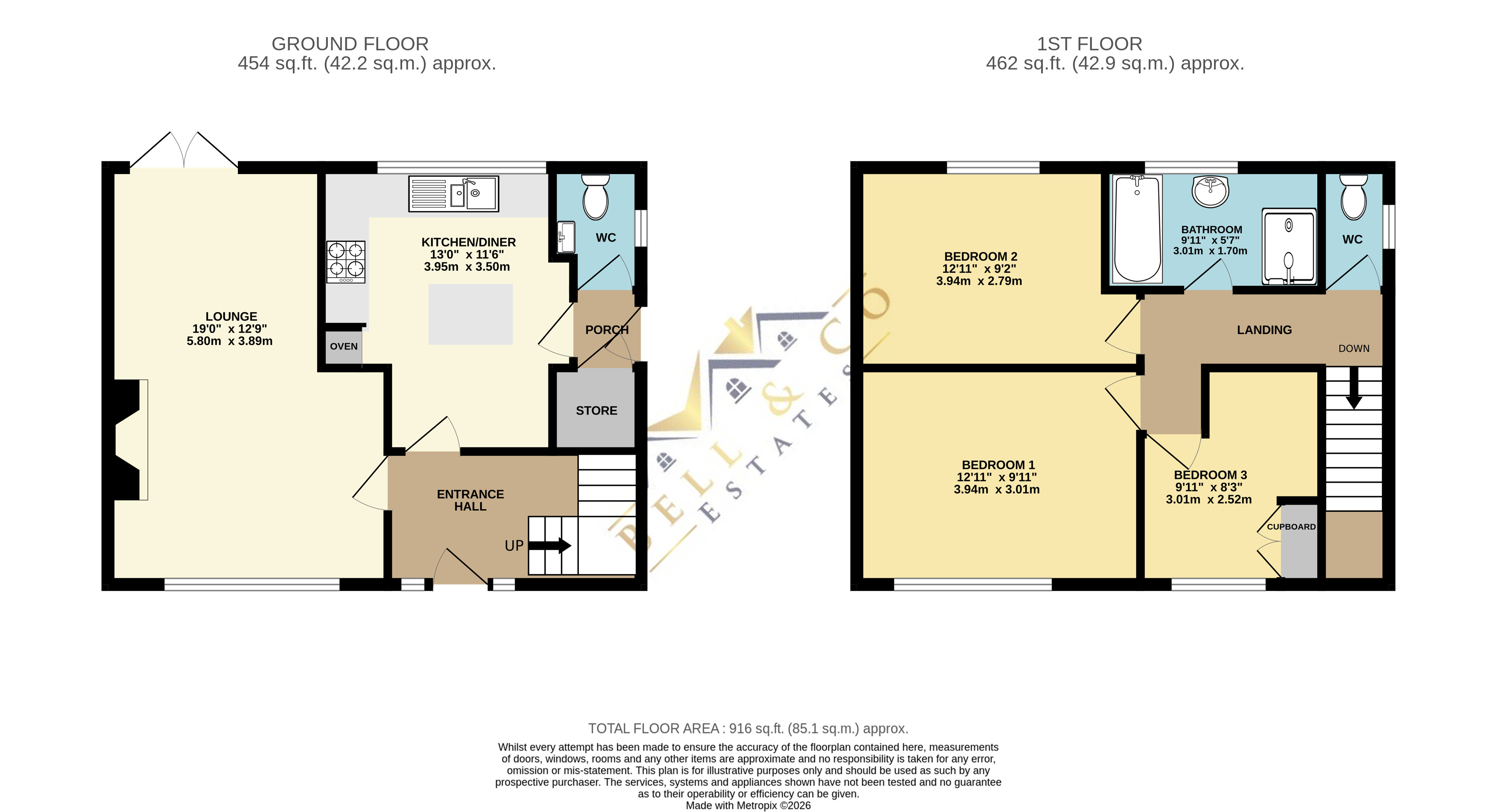 27, Keeton Hall Road, Sheffield floorplan