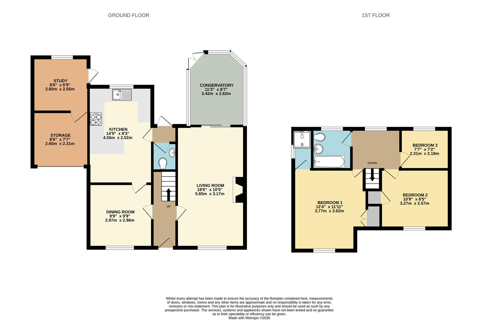 3, Kohima Drive, Worcester floorplan