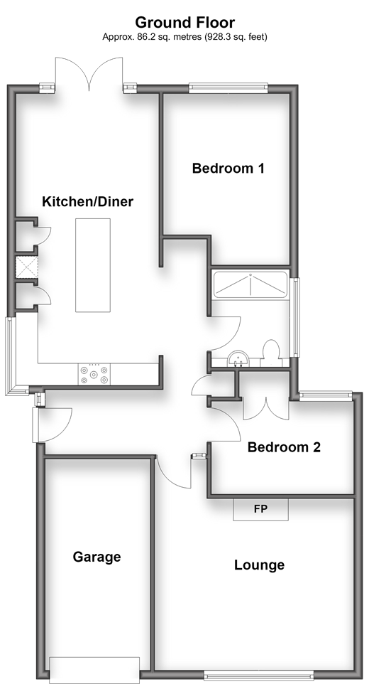 Ruskin Way, Waterlooville floorplan