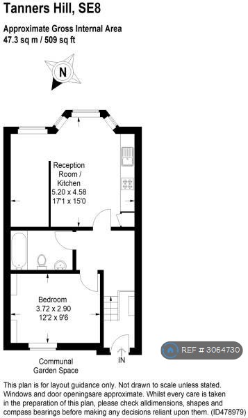 Tanners Hill, London floorplan