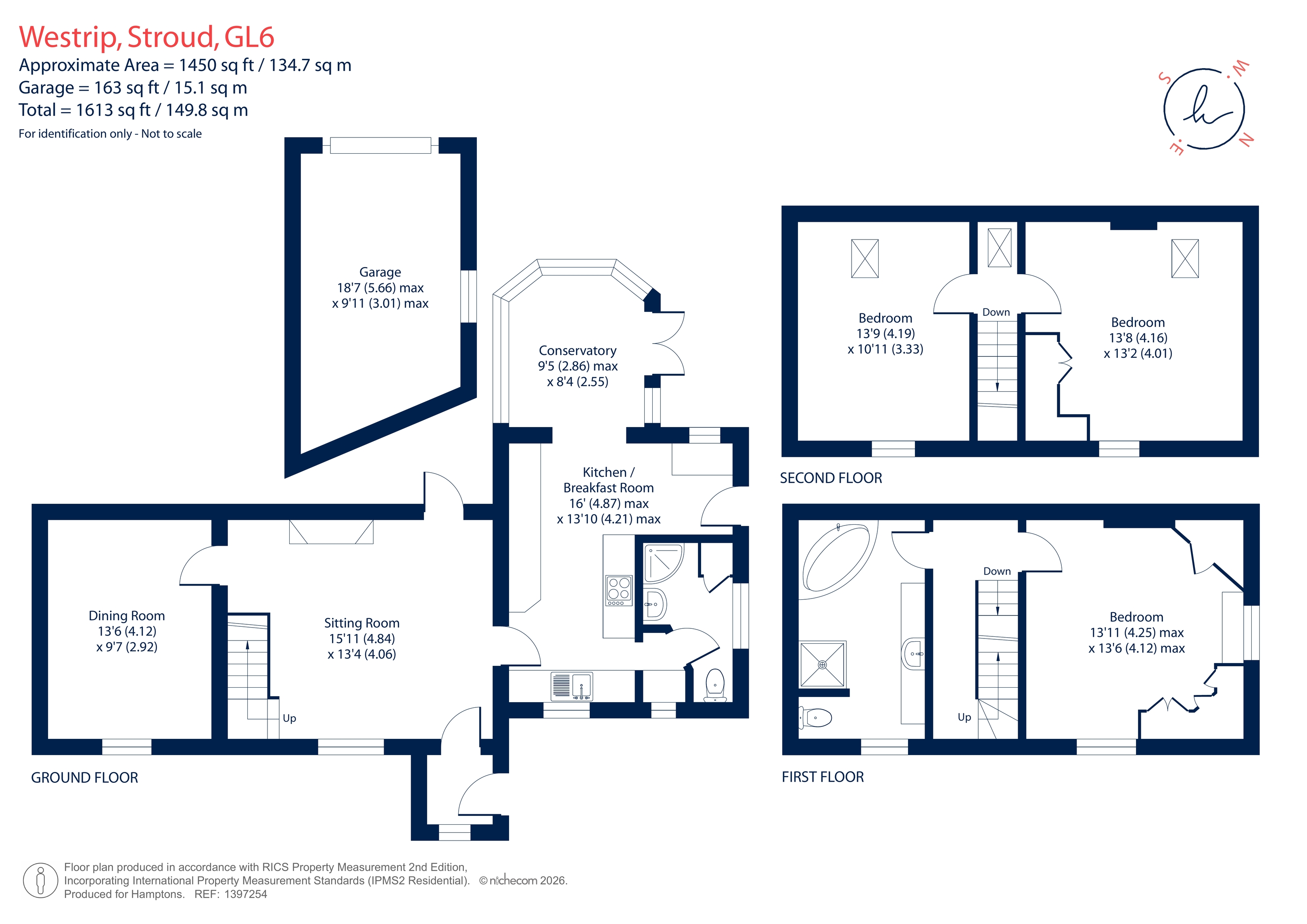 Laggar Cottage, Westrip, Stroud floorplan