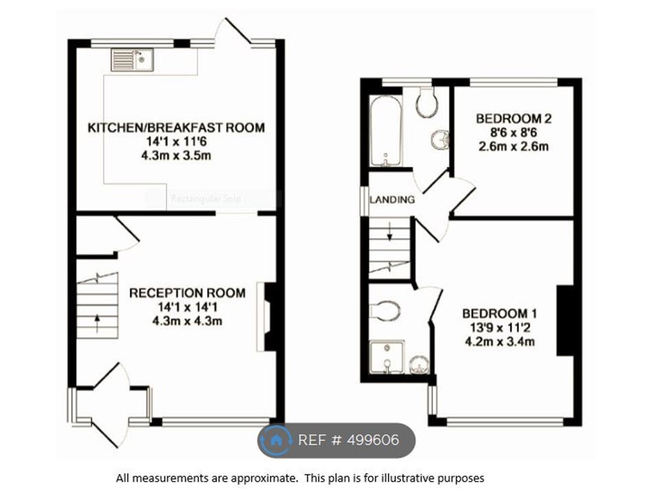 2 Bedrooms Semi-detached house to rent in Crosier Way, Ruislip HA4