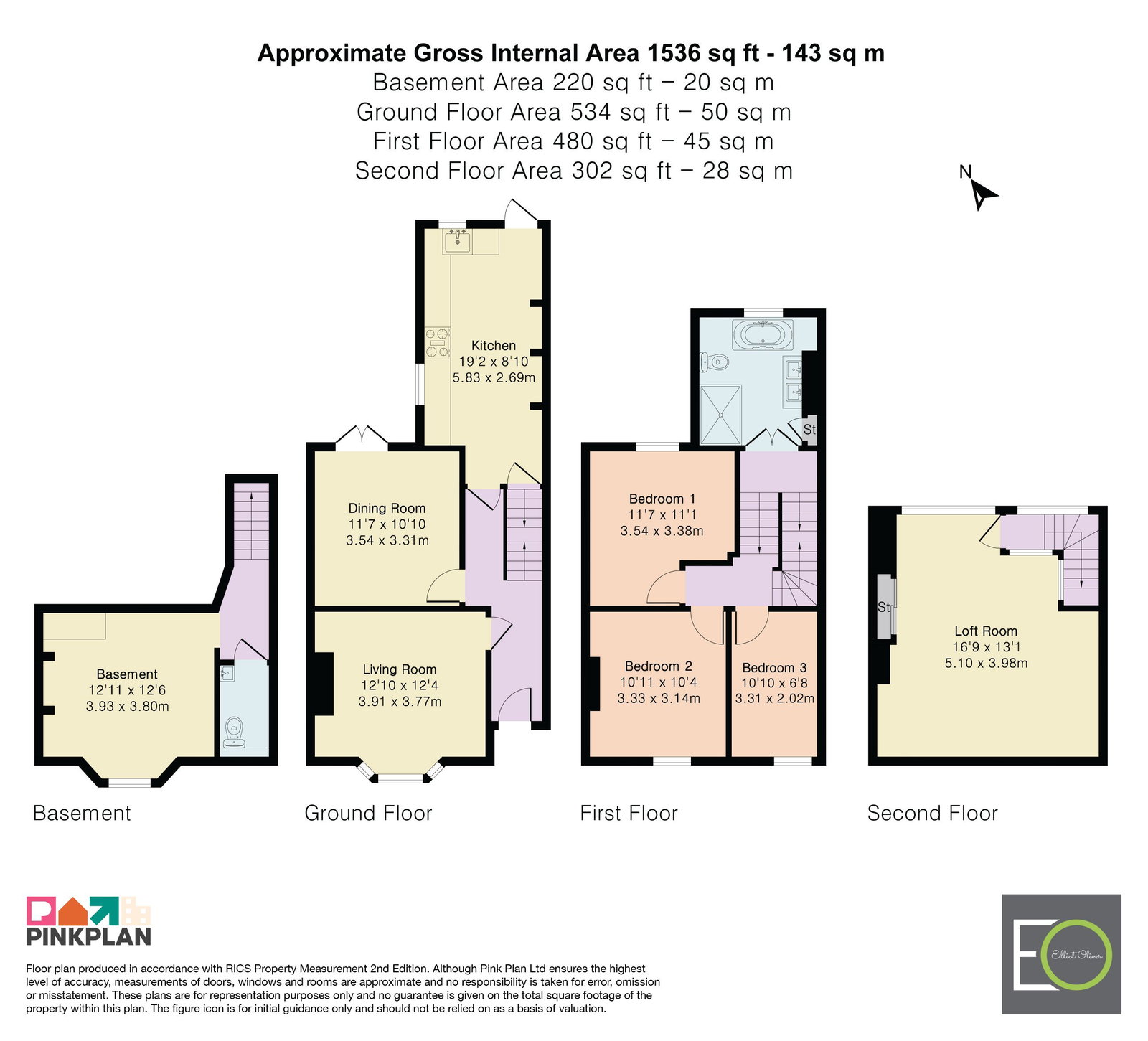 14a, Leighton Road, Cheltenham floorplan