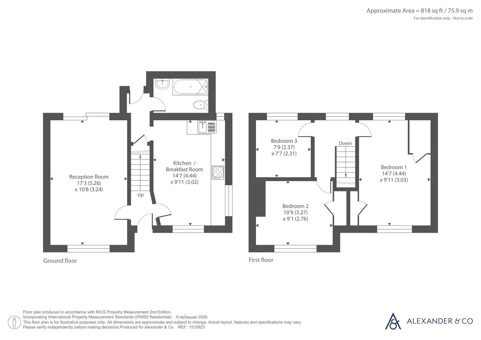 32, Drury Lane, Dunstable floorplan