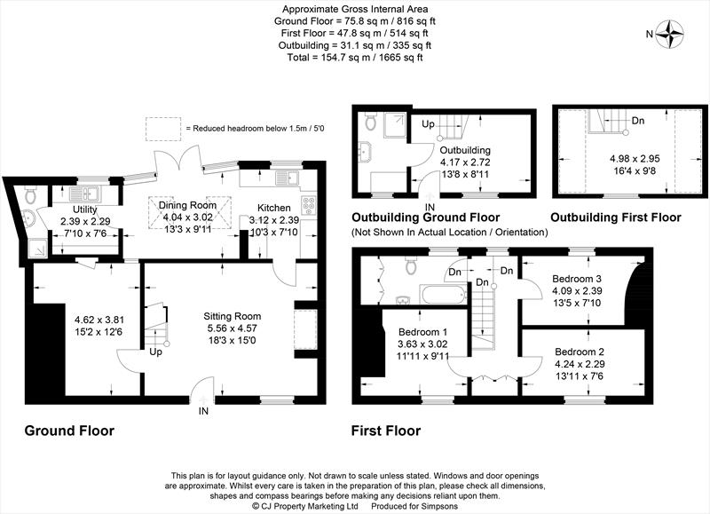 3 Bedrooms Cottage for sale in North Street, Marcham, Abingdon OX13