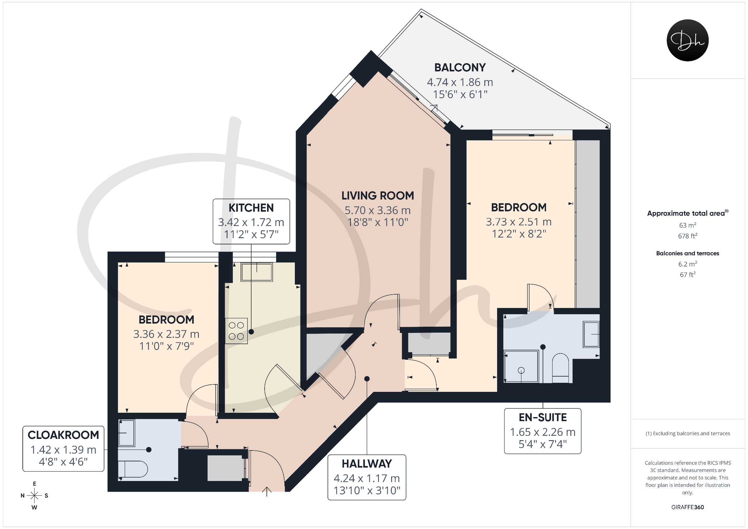 Flat 12, Kingsdale Court, Torquay floorplan