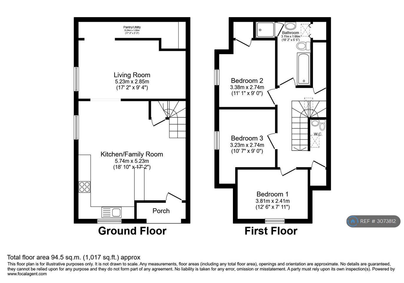 Tryes Mews, Tryes Road Leckhampton, Cheltenham floorplan
