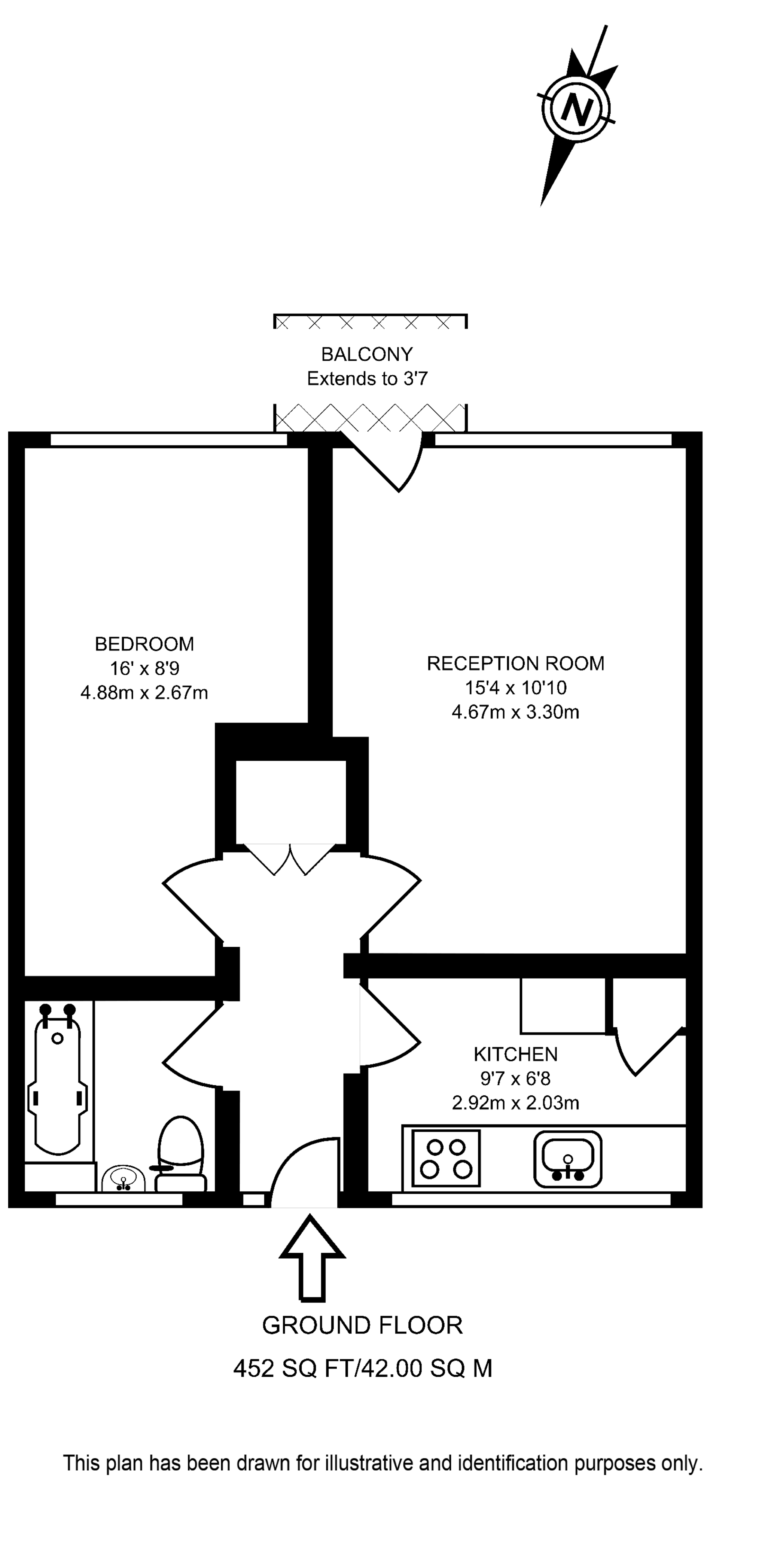 Pembroke Road, Crouch End floorplan