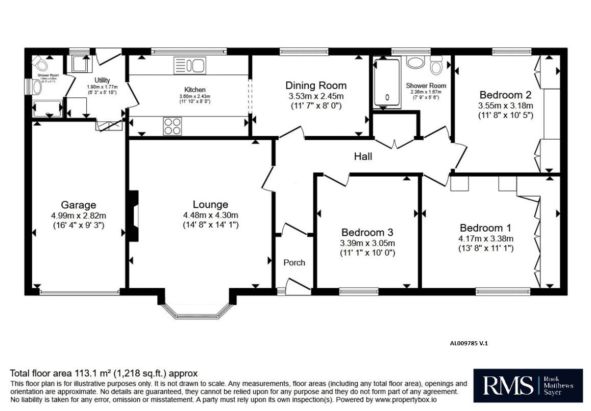 1, Sandyway, Morpeth floorplan