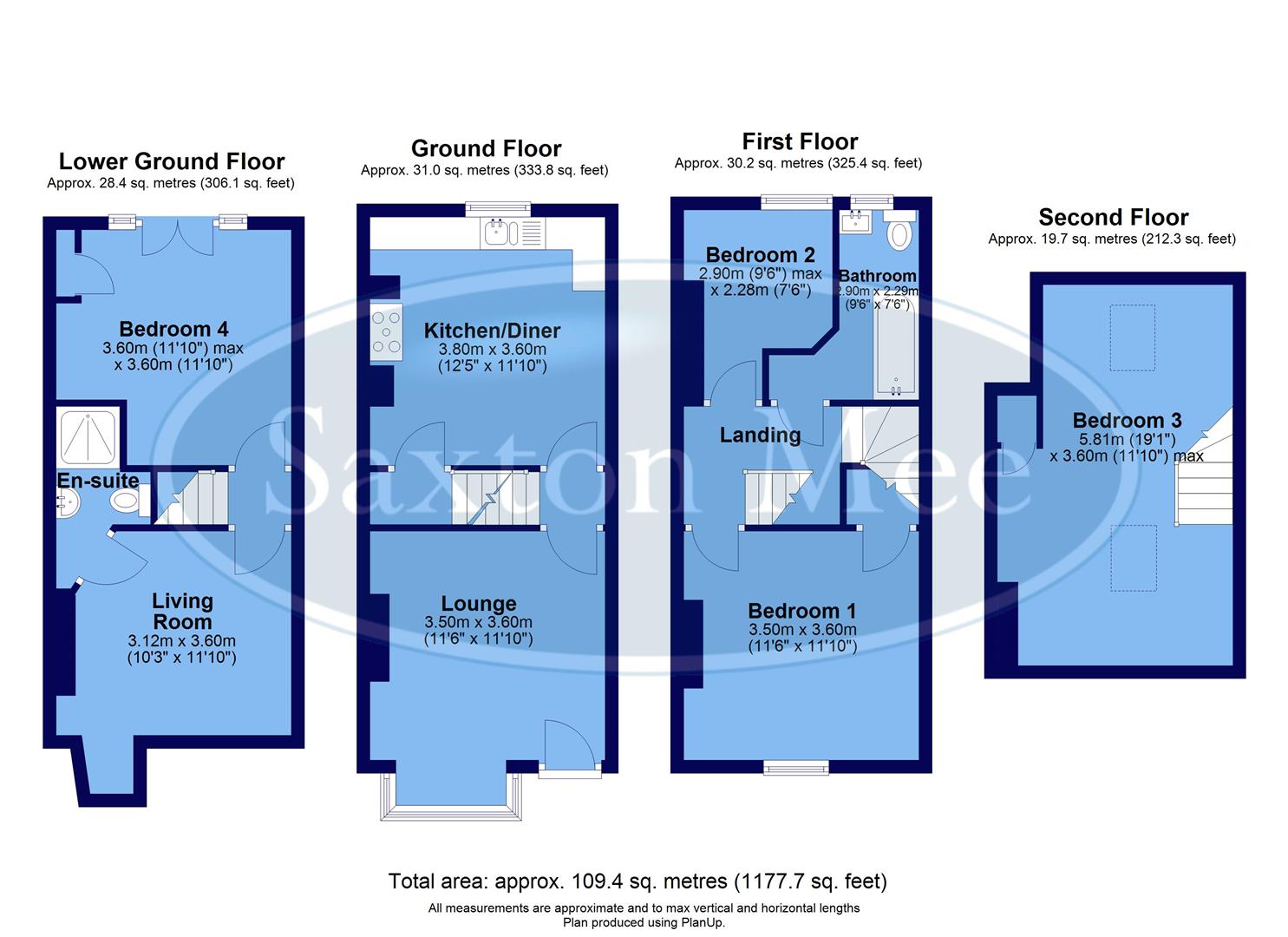 24, Armthorpe Road, Sheffield floorplan
