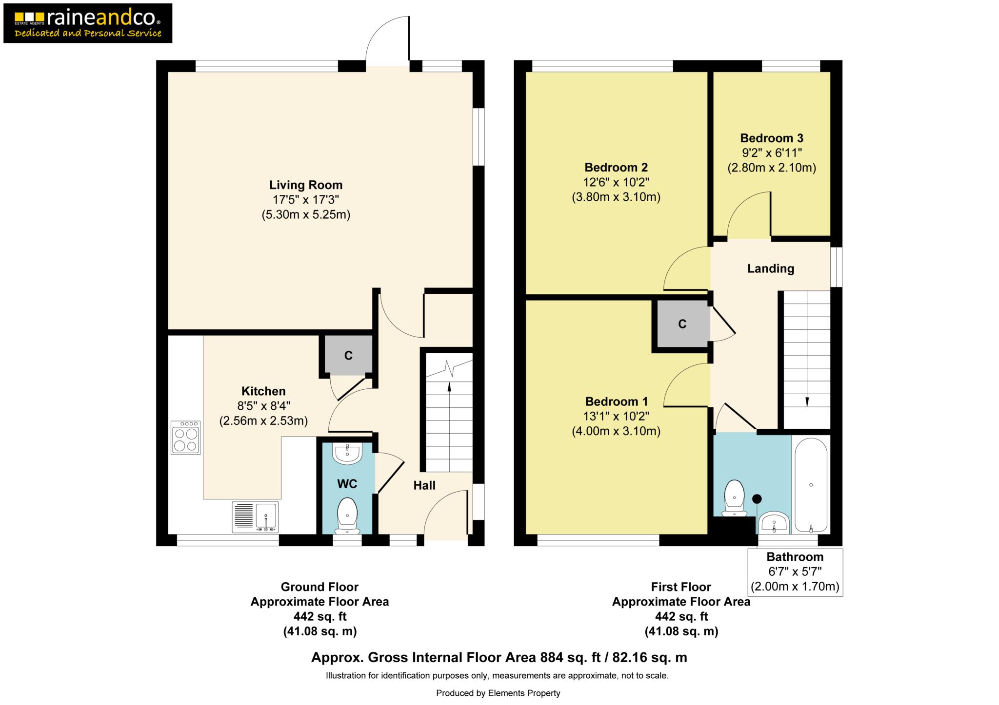 7, The Close, Codicote floorplan