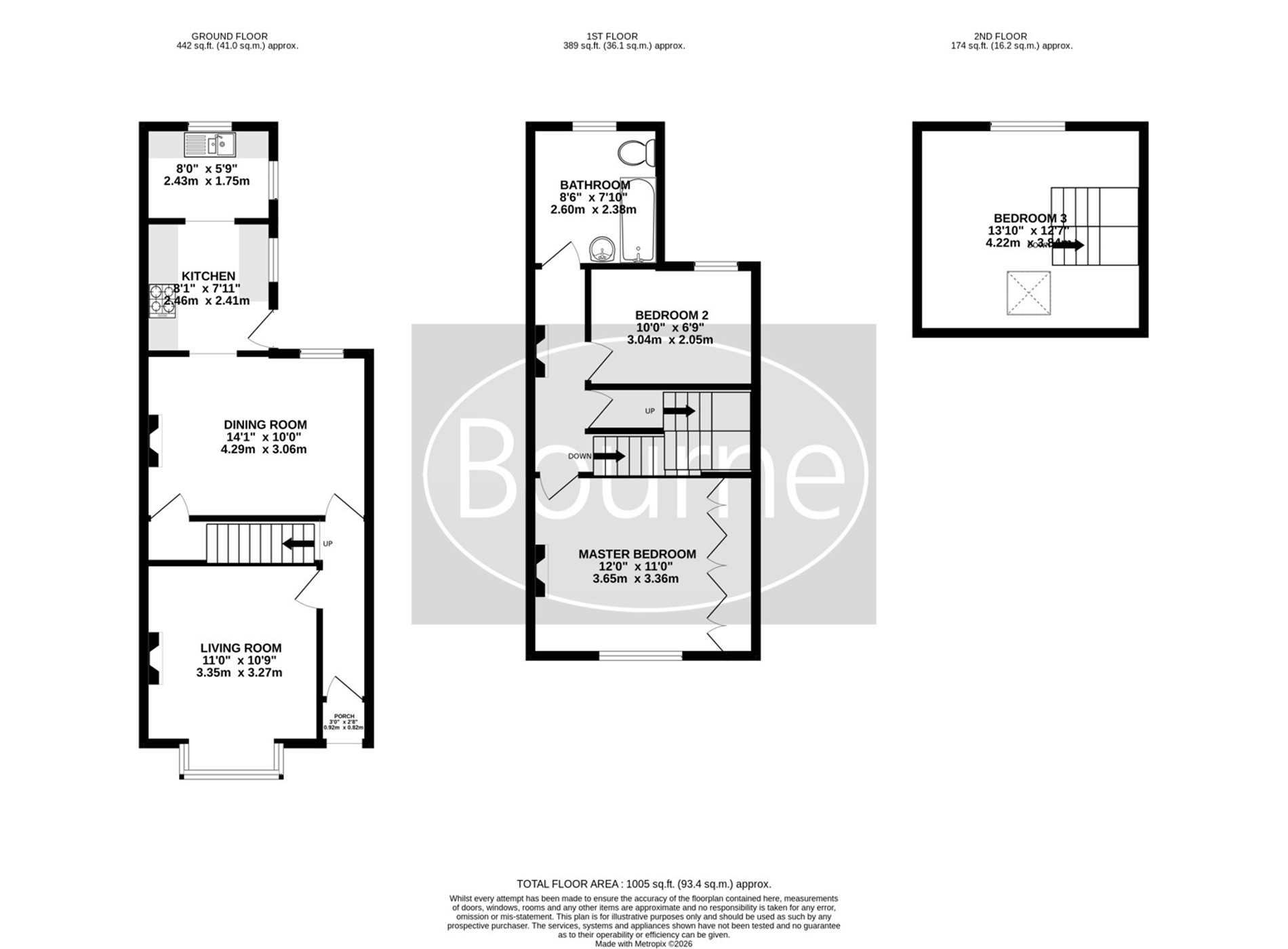42, Rushes Road, Petersfield floorplan