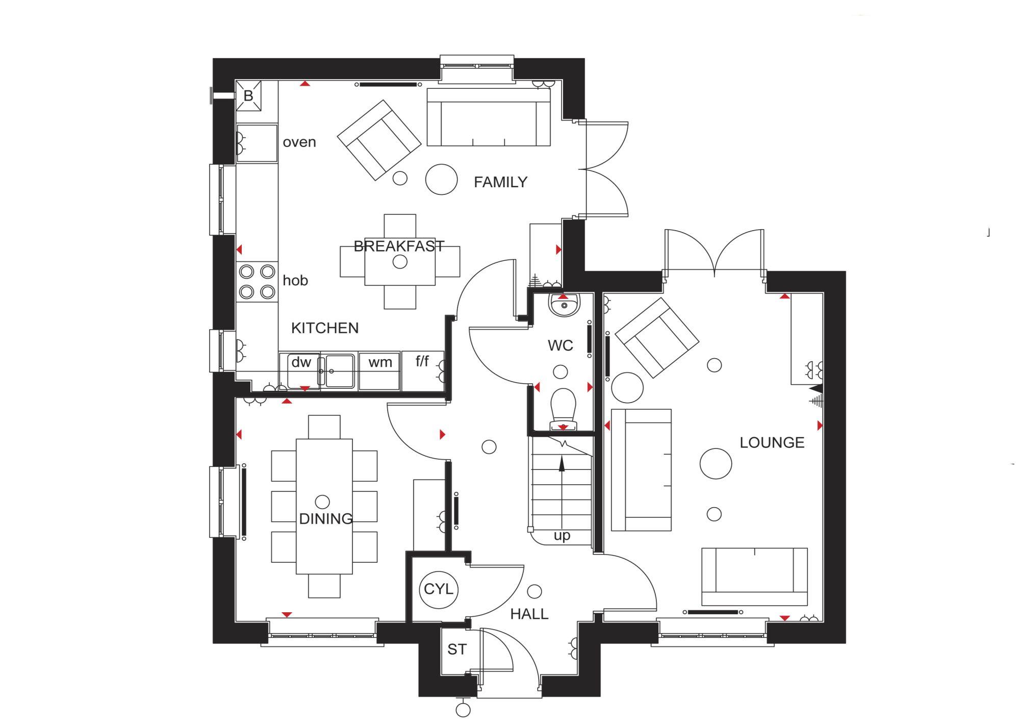 Barratt Homes Morpeth Floor Plan