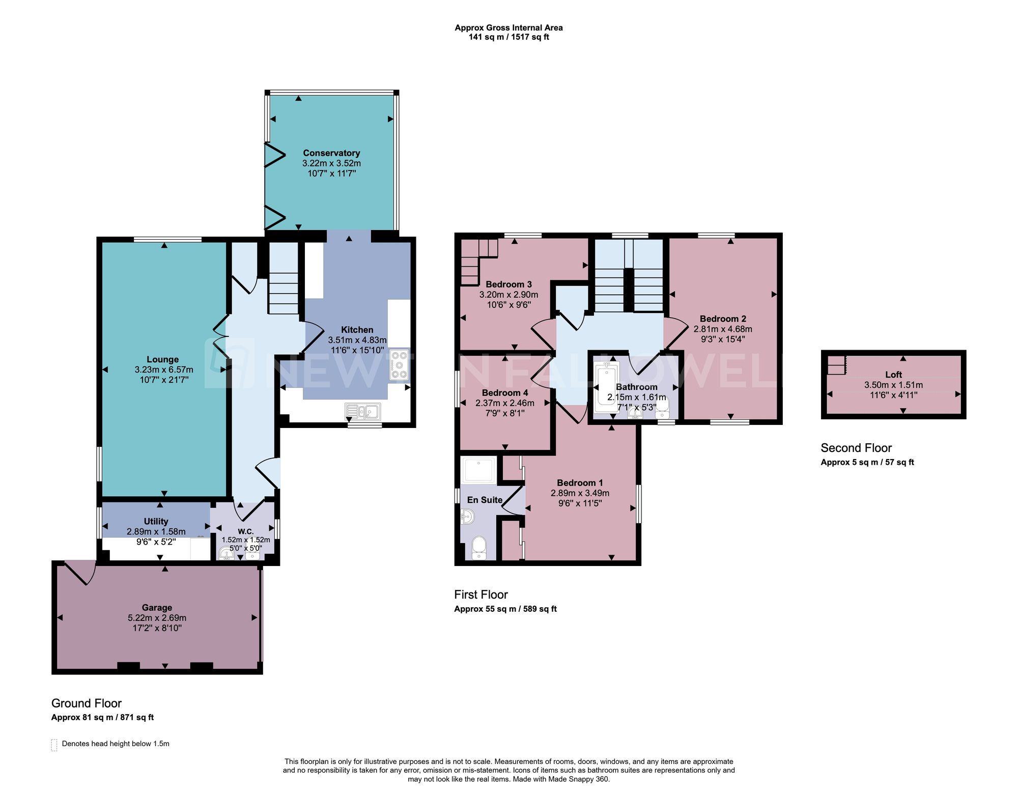 3 Bakers Field Close, Ibstock floorplan