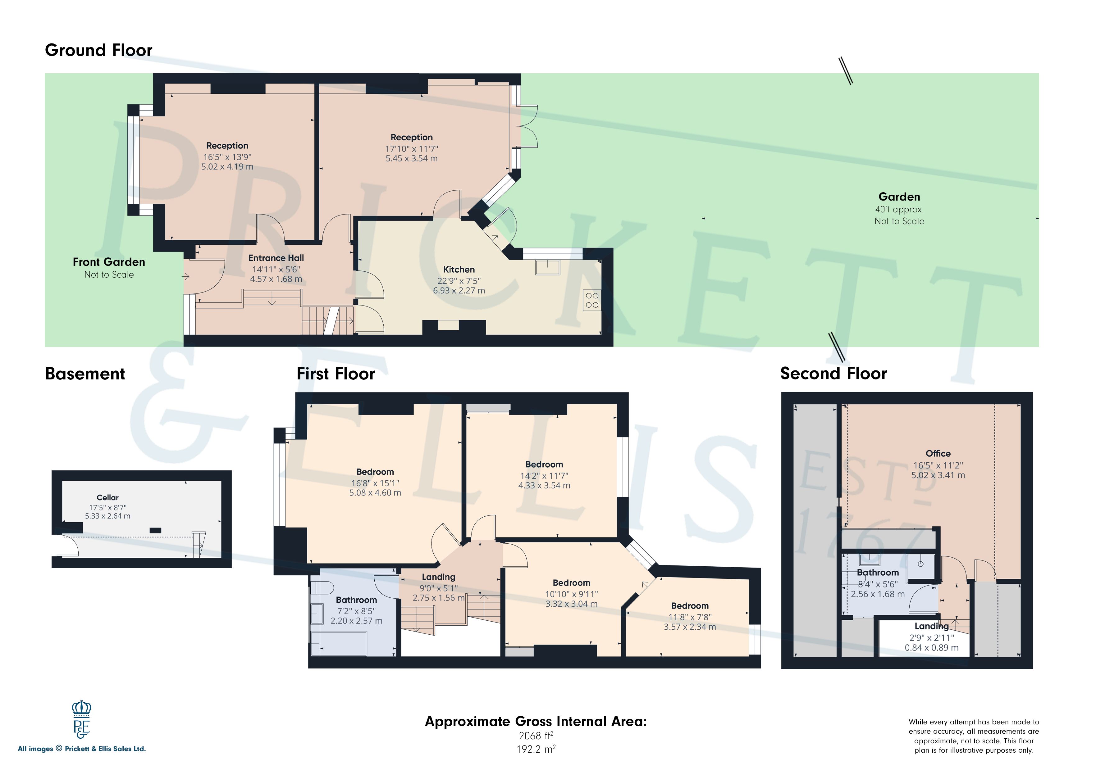 37, Rookfield Avenue, London floorplan