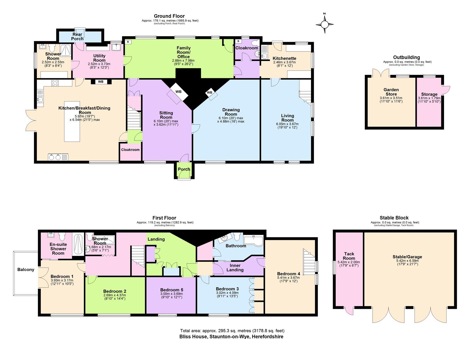 Bliss House, Hereford floorplan