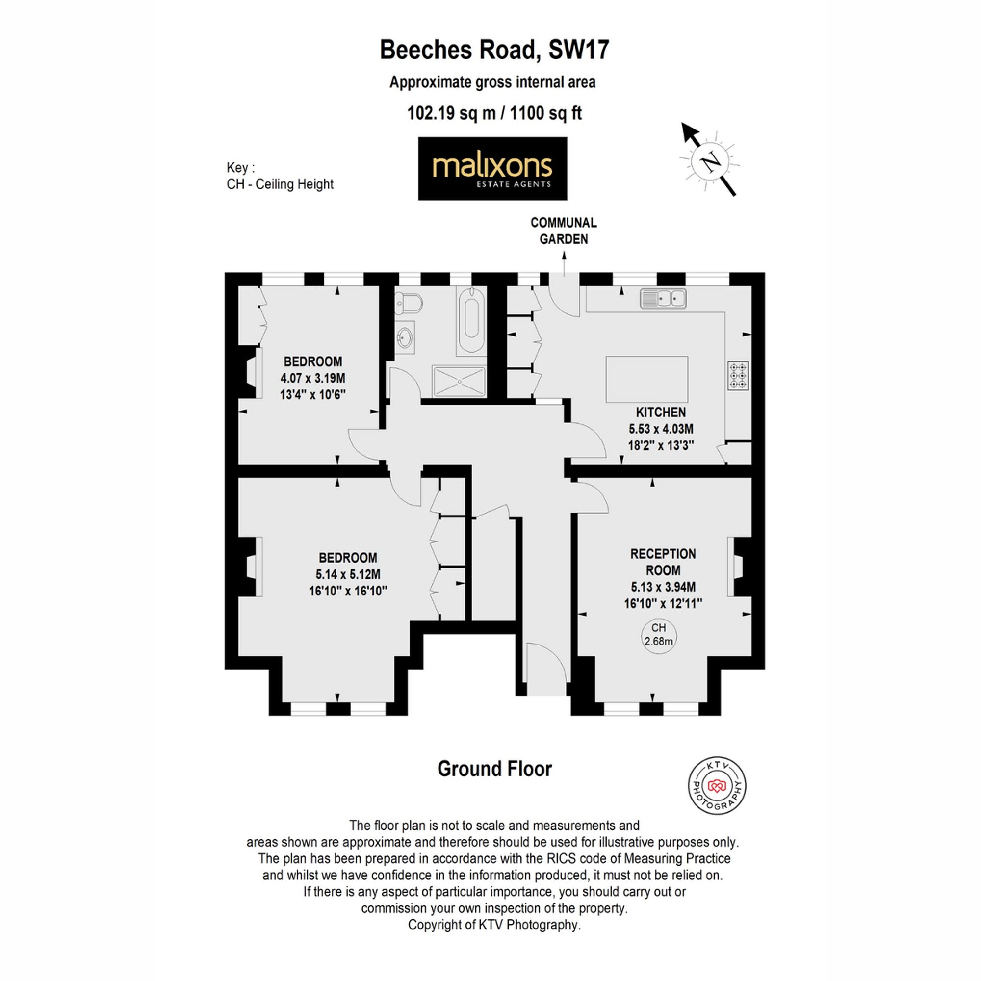 19 Beeches Road, London floorplan