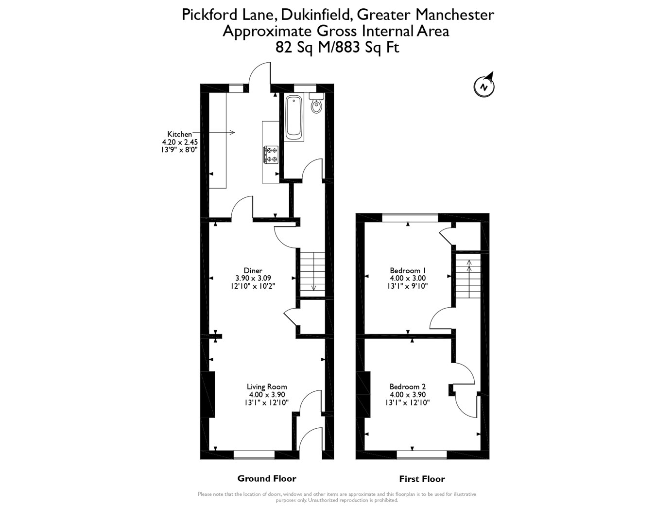 Pickford Lane, Dukinfield SK16, 3 bedroom end terrace house for sale