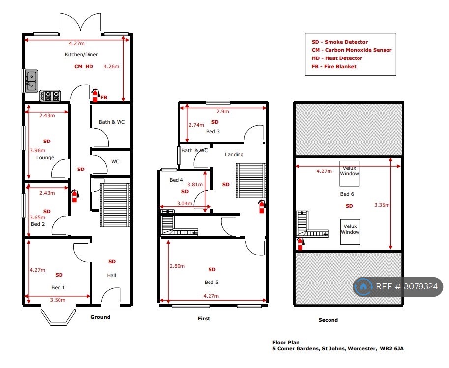 Worcester floorplan