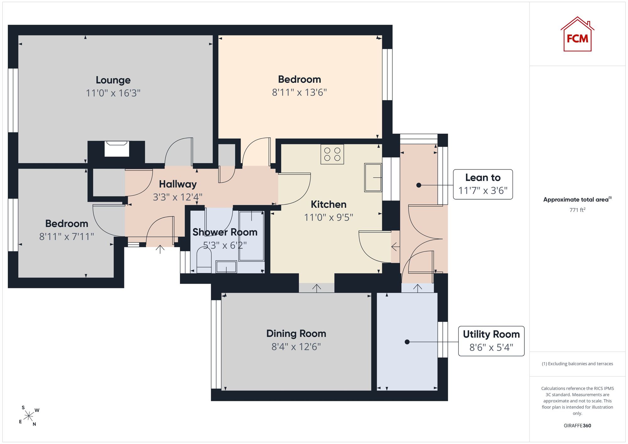2 Burton High Close, Whitehaven floorplan