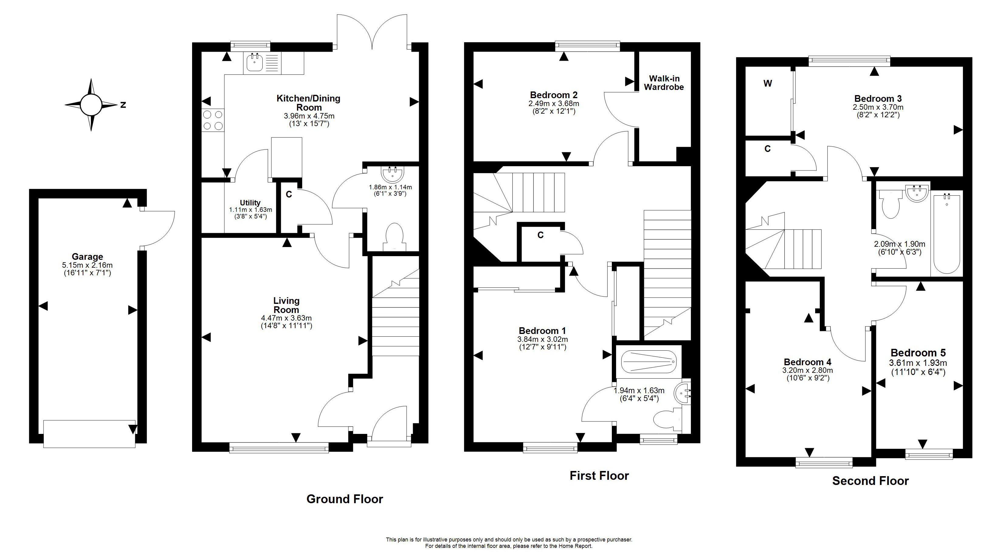 22, Stanton Marches, Haddington floorplan