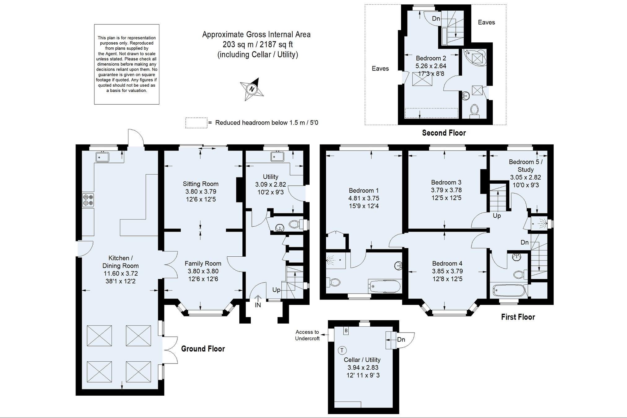 4 Bedrooms Detached house for sale in Mountside, Guildford GU2