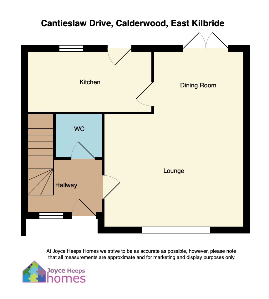 3 Bedrooms Terraced house for sale in Cantieslaw Drive, Calderwood, East Kilbride G74