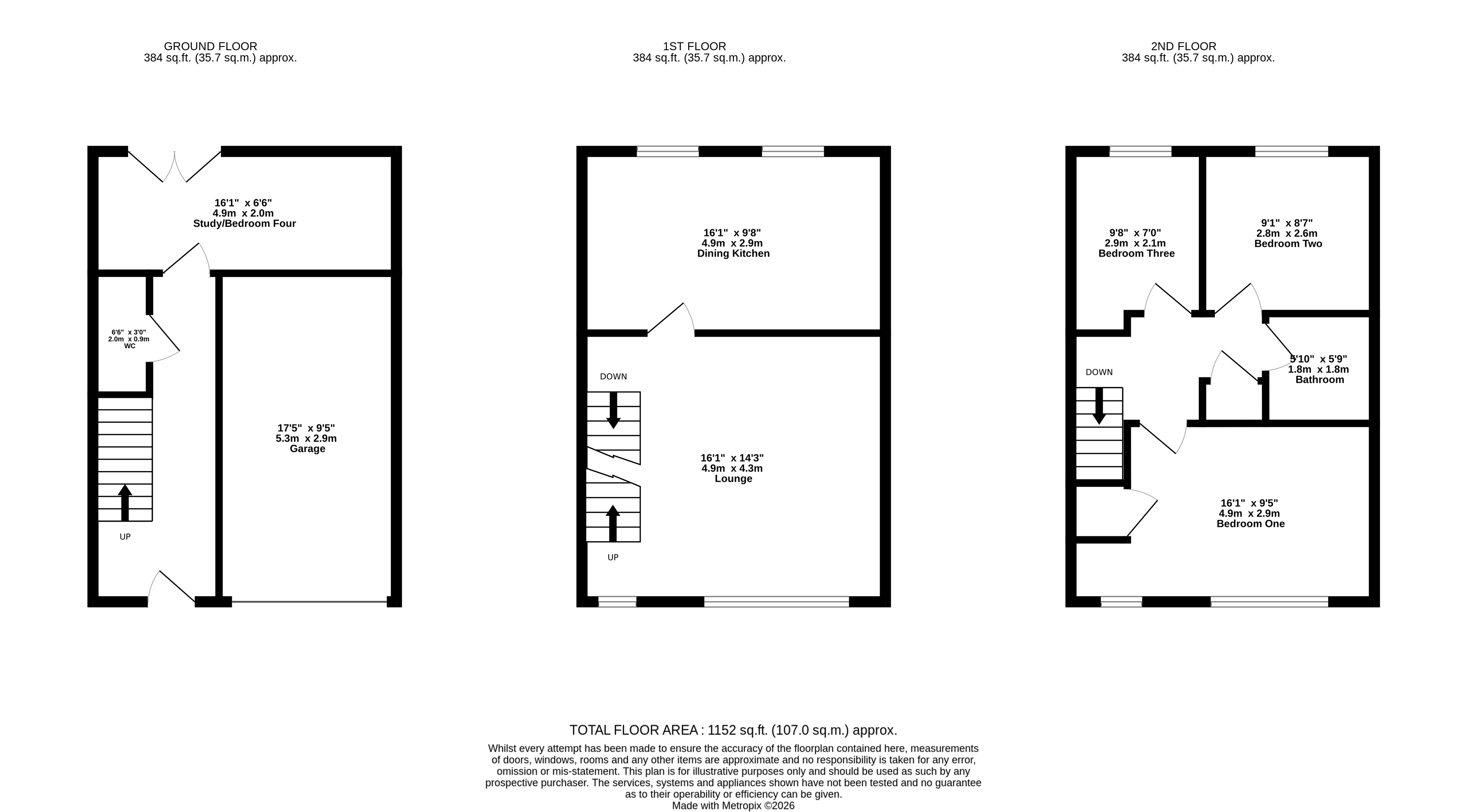 23, Holmebank Mews, Holmfirth floorplan